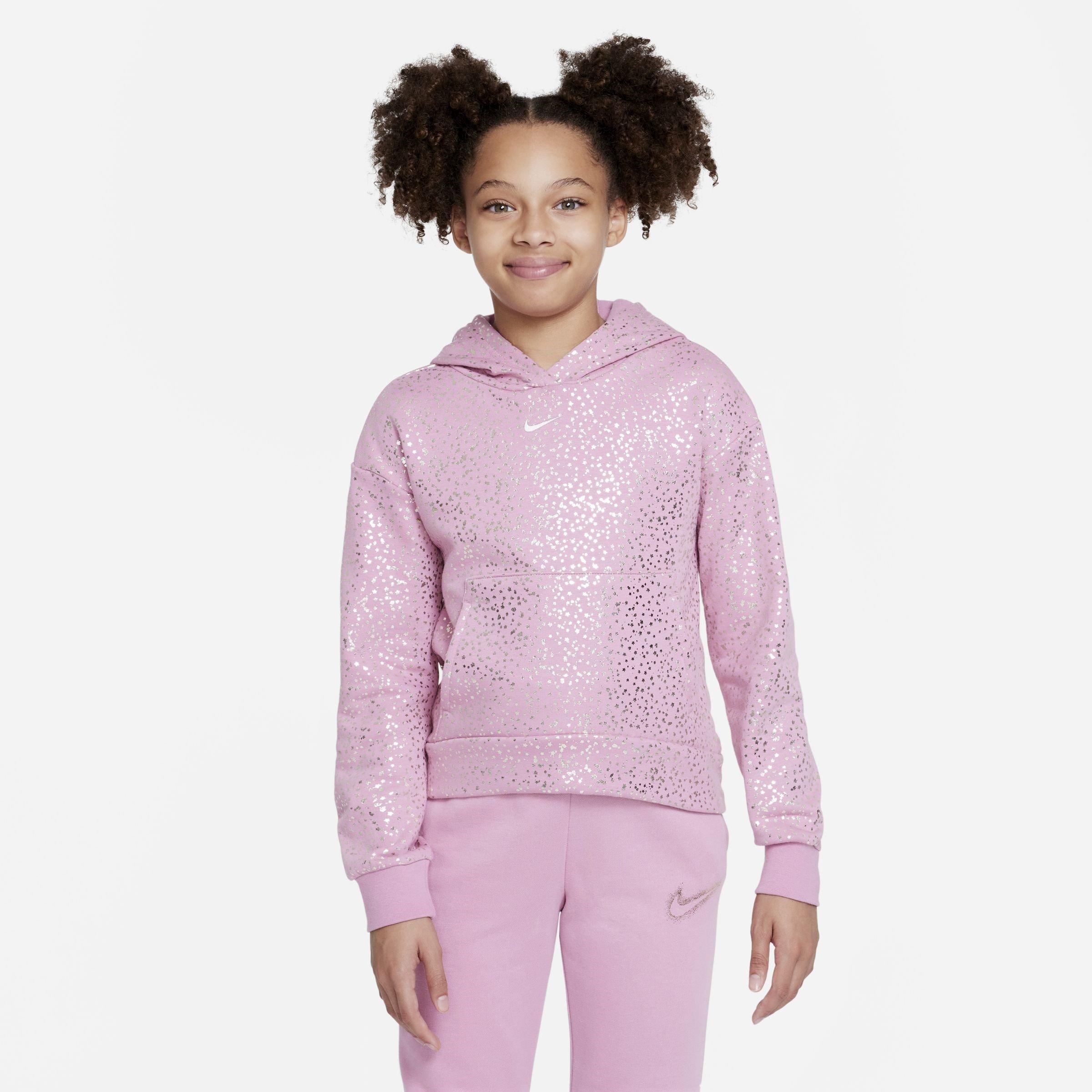 Girls pink hoodie sales