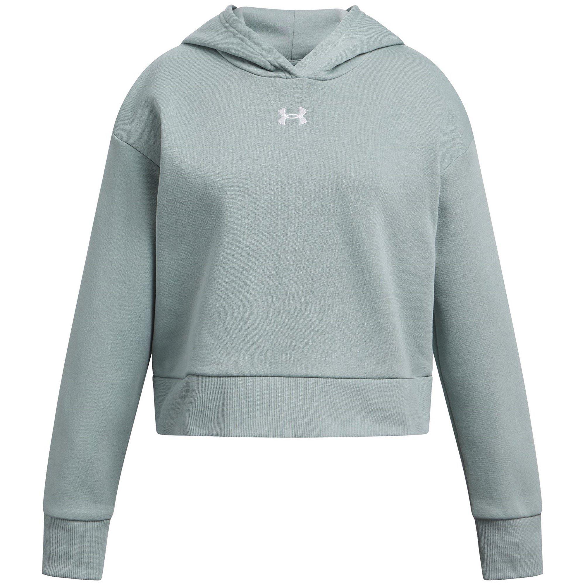 Vert - Under Armour - Rival Fleece Crop Hoodie Girls - 3