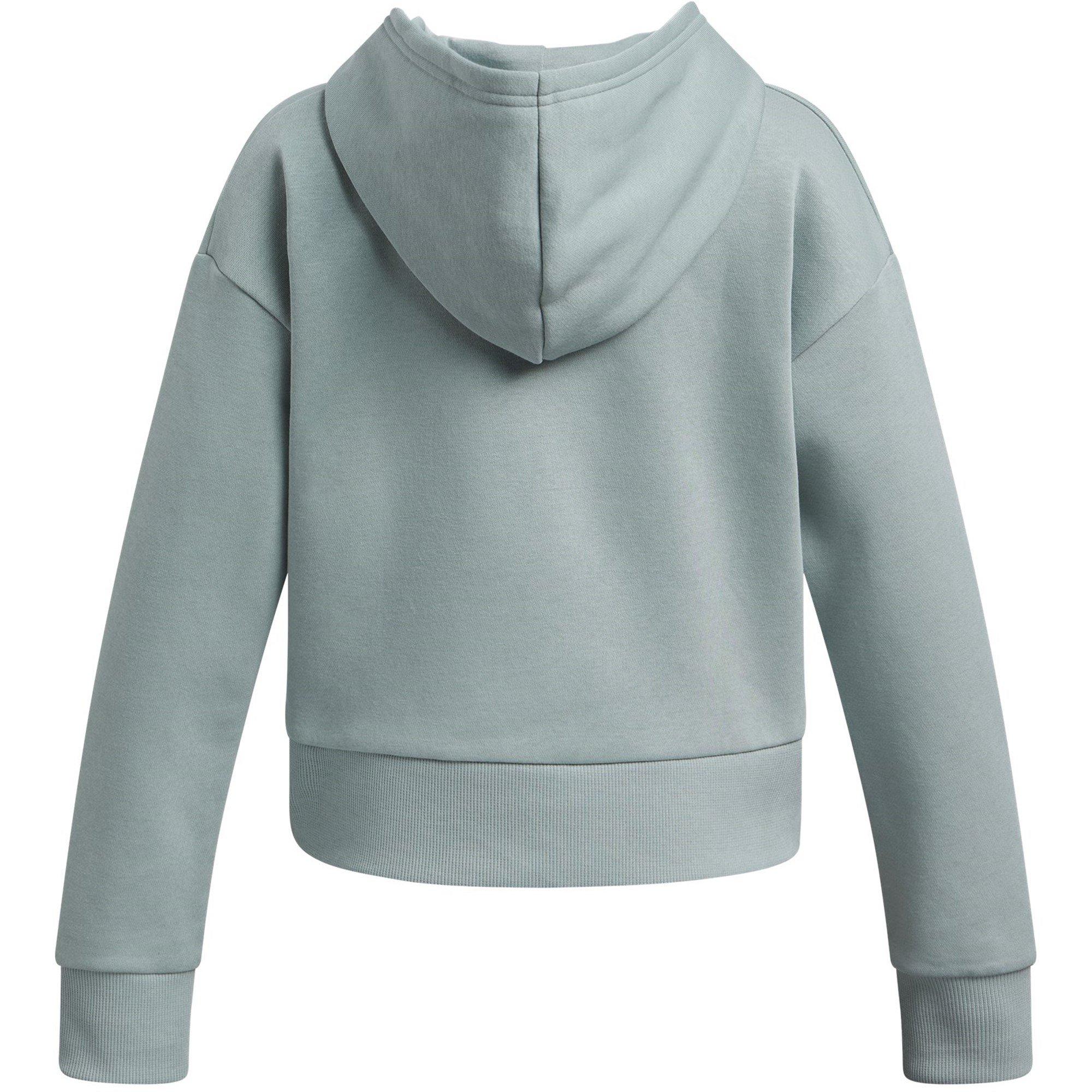 Vert - Under Armour - Rival Fleece Crop Hoodie Girls - 4