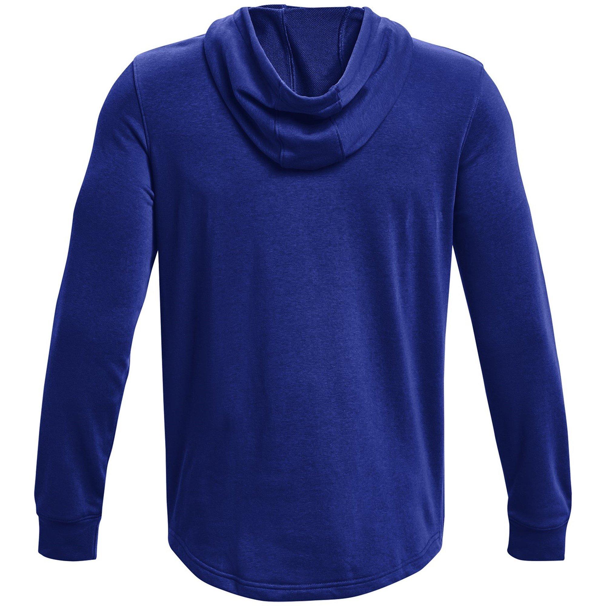 Royal/White - Under Armour - Rival Terry Graphic Hoodie - 6