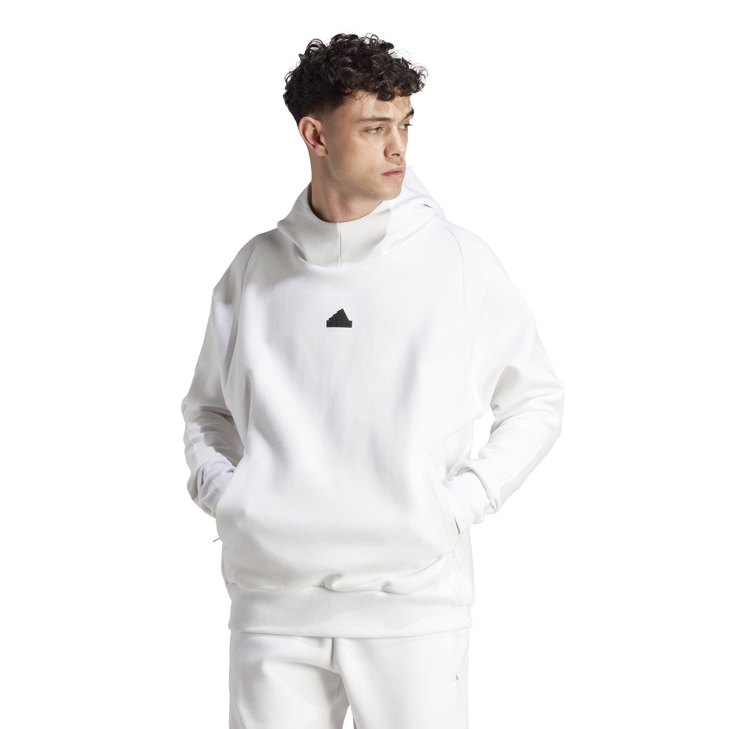 White - adidas - Z.N.E. Hoodie Mens - 2