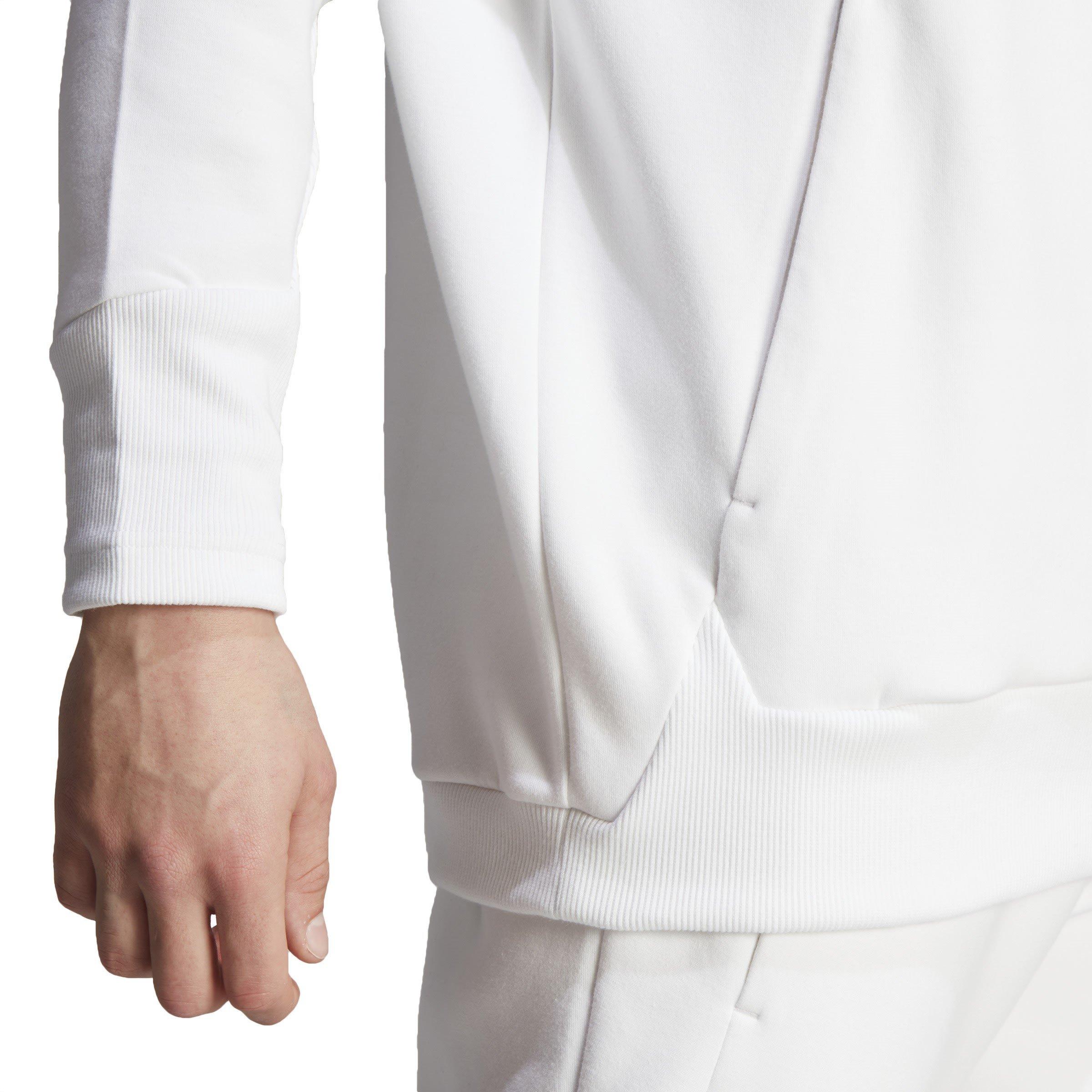 White - adidas - Z.N.E. Hoodie Mens - 6