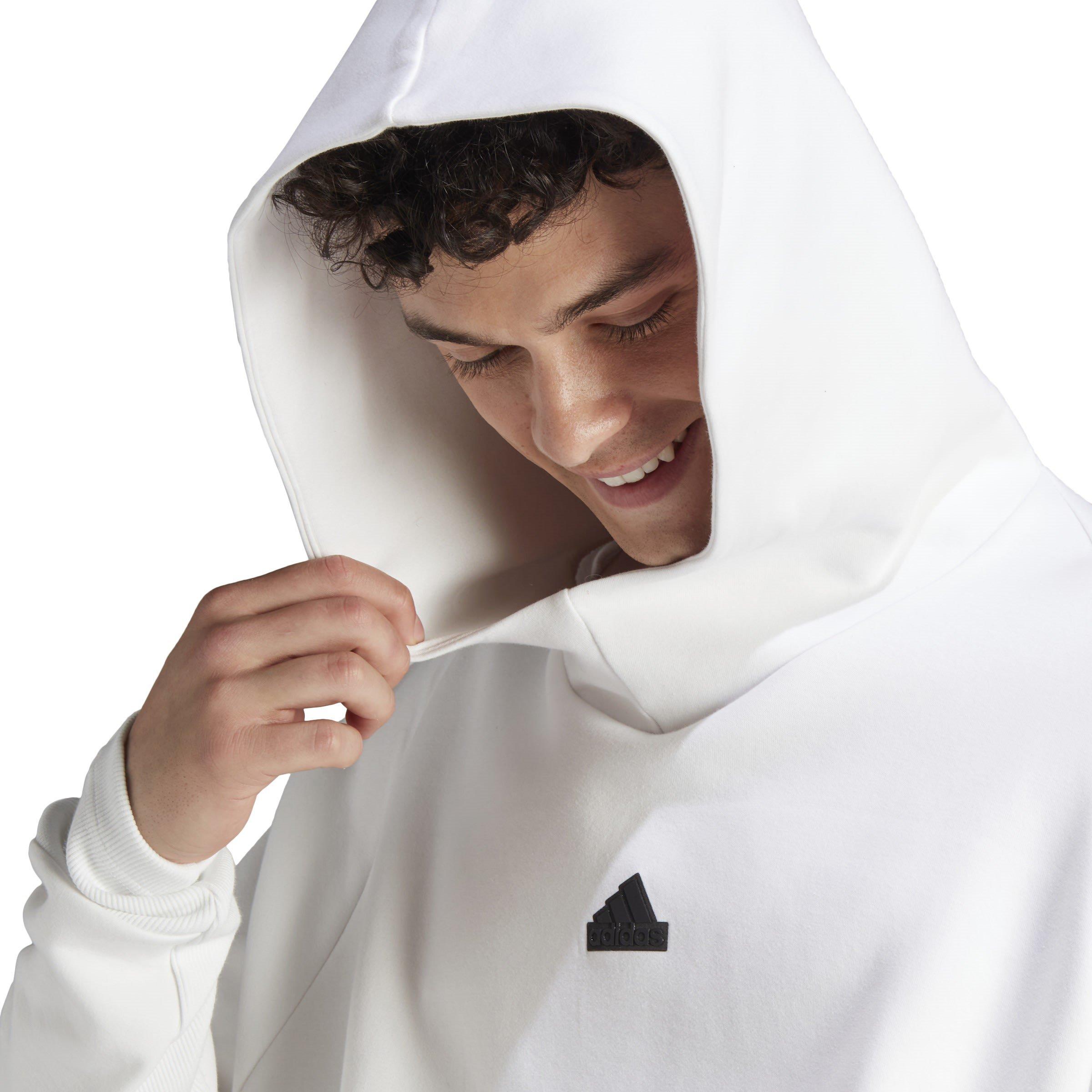White - adidas - Z.N.E. Hoodie Mens - 7