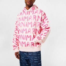 Marni All Over Logo Hoodie