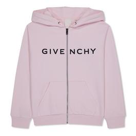 GIVENCHY Logo Zip Hoodie Juniors