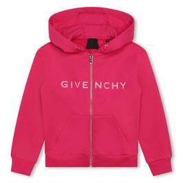 GIVENCHY Logo Zip Hoodie Juniors