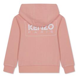 Kenzo Logo Zip Hood Jn34