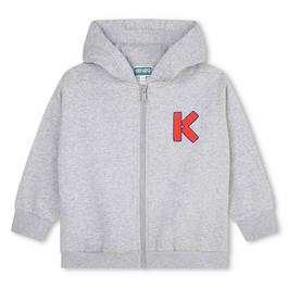 Kenzo Logo Zip Hoodie Juniors