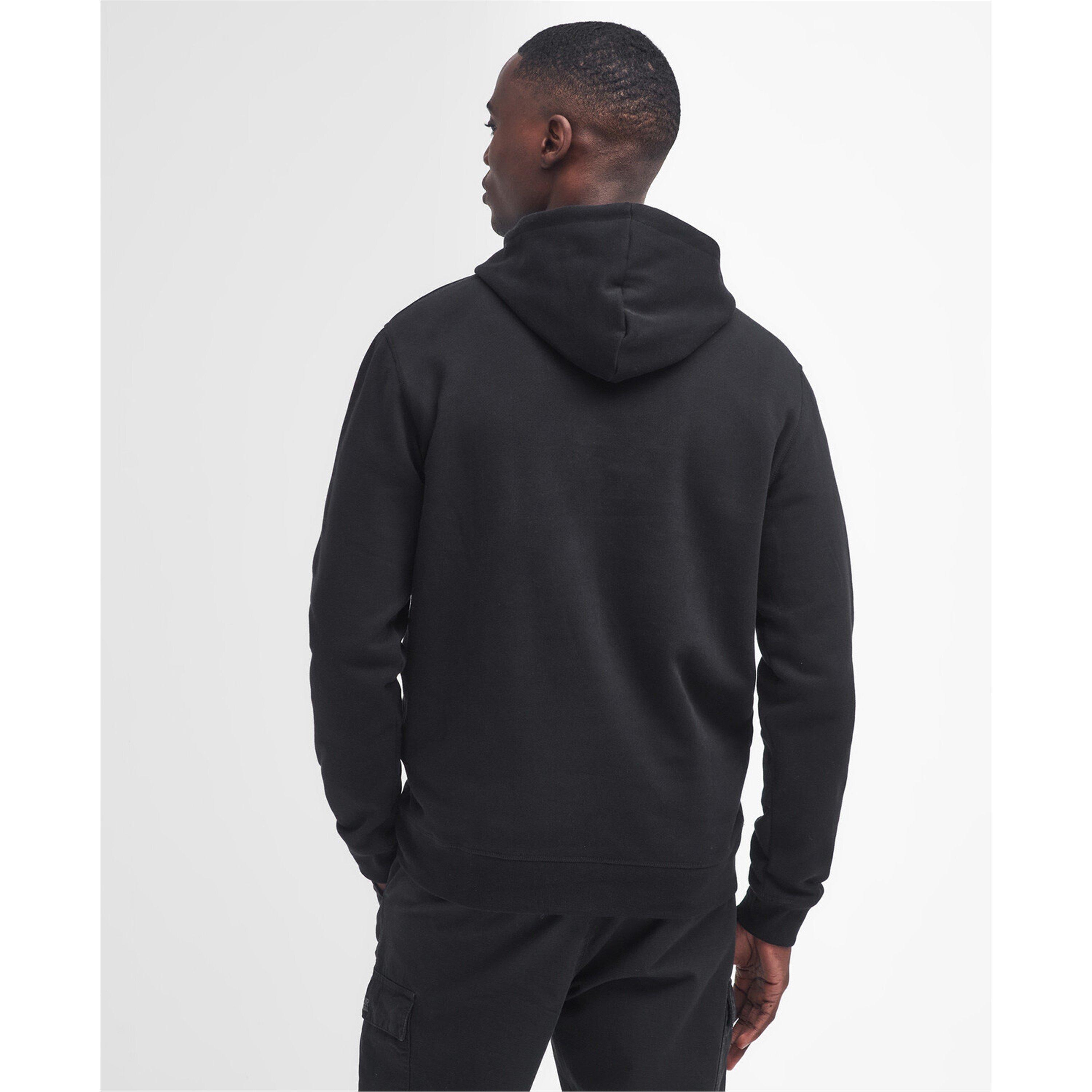Black/Blk BK71 - Barbour International - Men's Essential Over-the-head Hoodie - 4