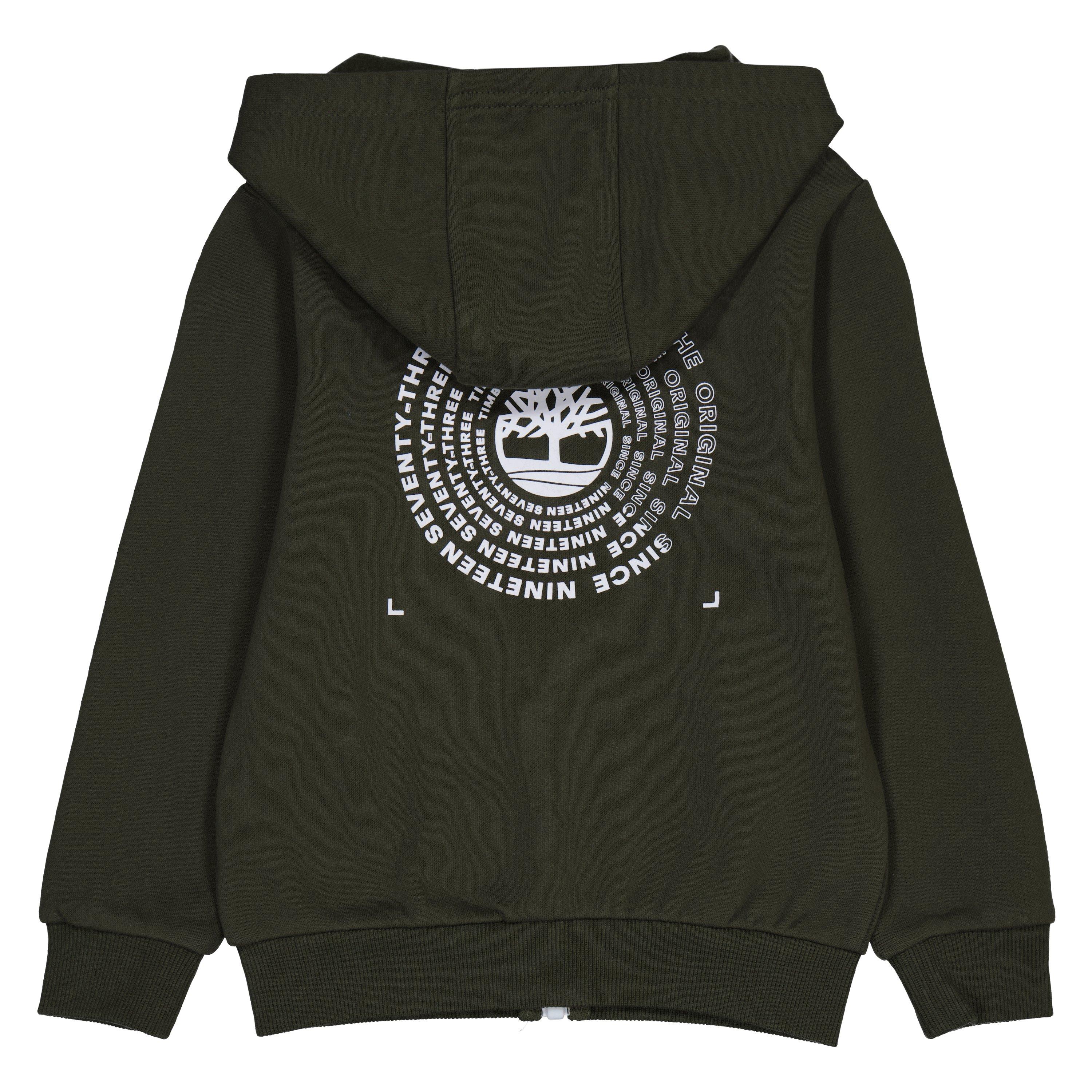 Khaki 655 - Timberland - Graphic Zip Hoodie Junior Boys - 2