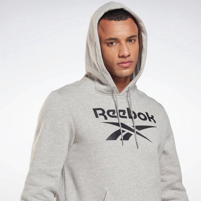 Reebok Identity Logo Fleece Pullover Hoodie - Black