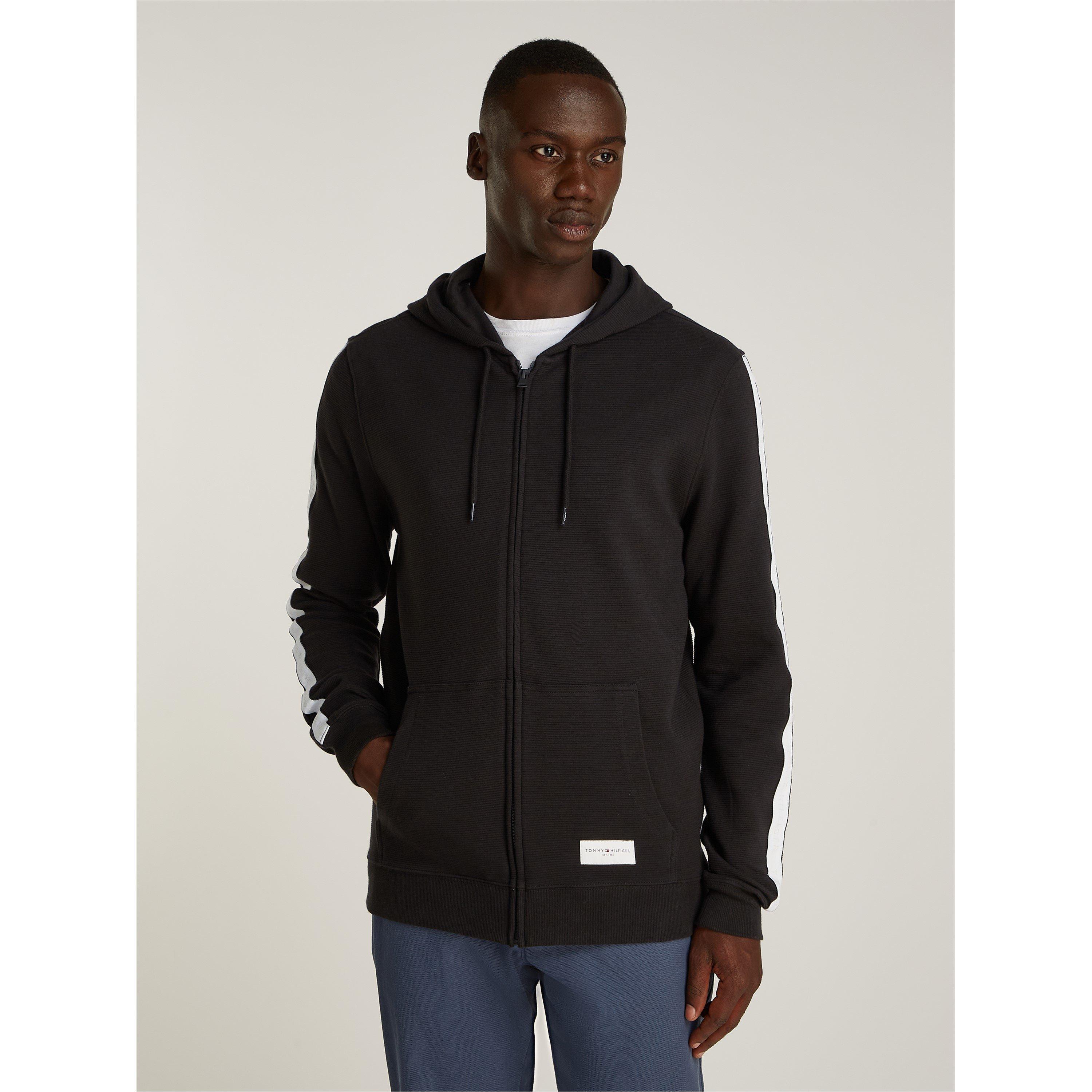 Black BDS - Tommy Hilfiger - Long-sleeved Full Zip Hoodie - 2
