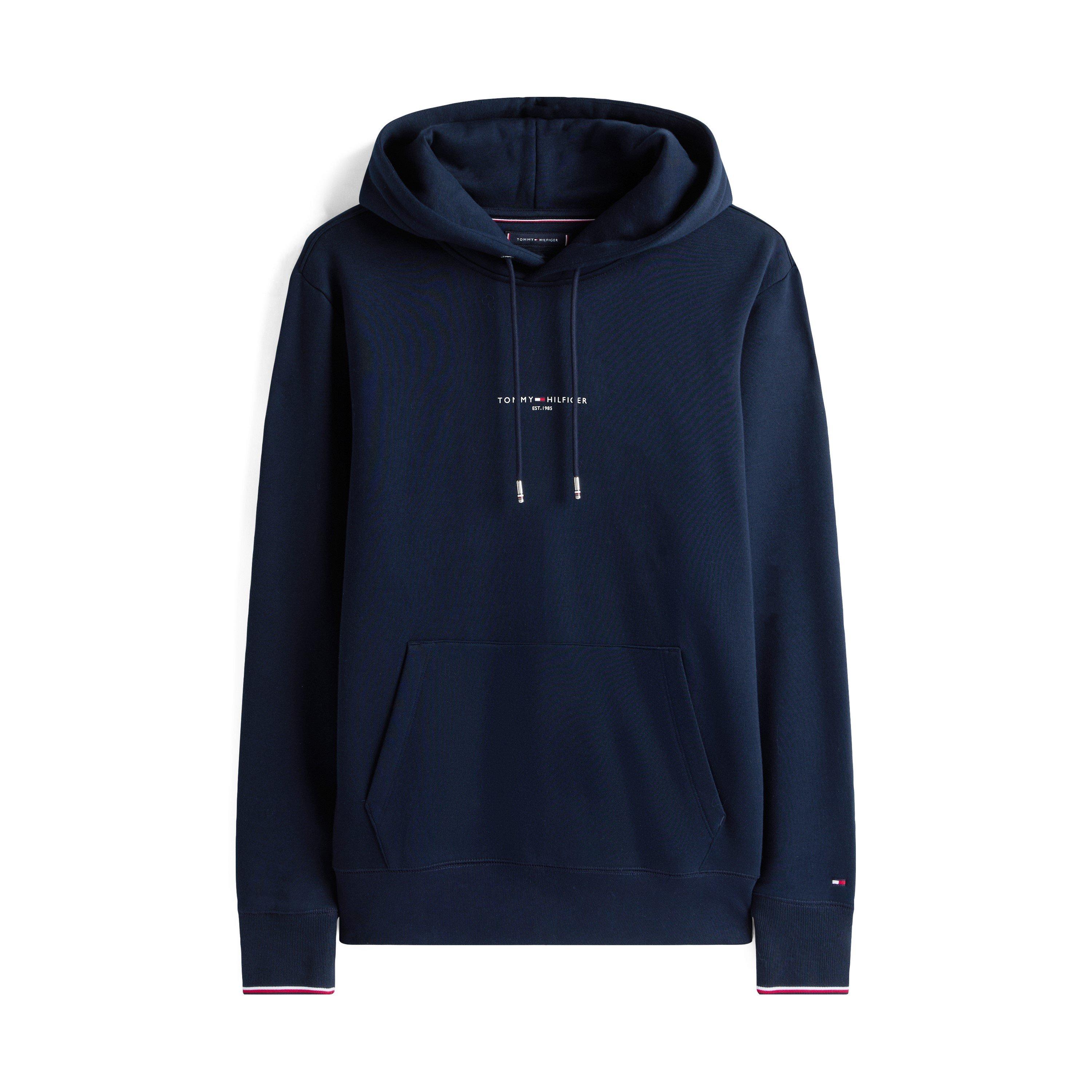 Tommy Hilfiger Tipped Logo Hoodie - Desert Sky DW5 - M