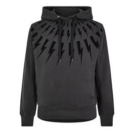 Neil Barrett Thunderbolt Cotton Hoodie