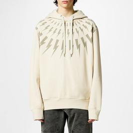 Neil Barrett Thunderbolt Cotton Hoodie