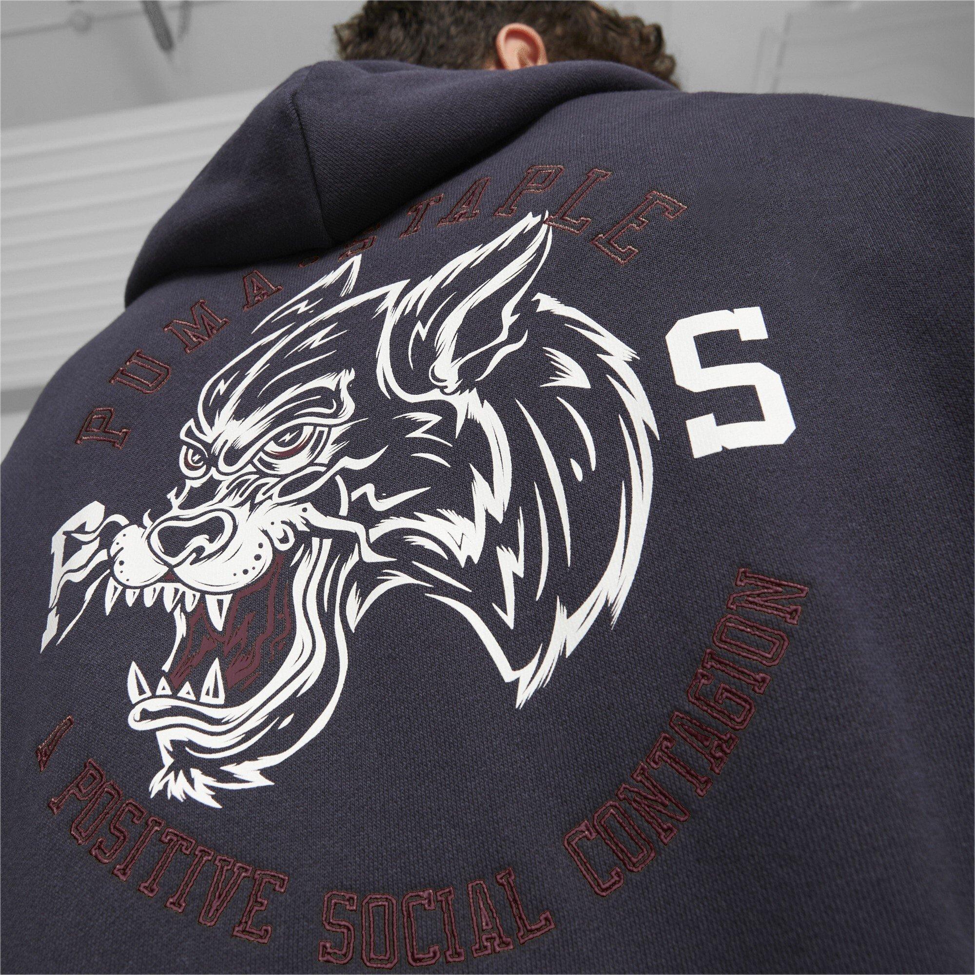 New Navy - Puma - x STAPLE Mens Hoodie - 5