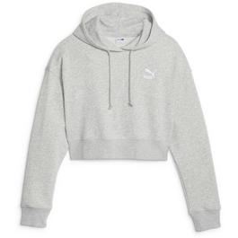 Puma Classics Womens Cropped Hoodie