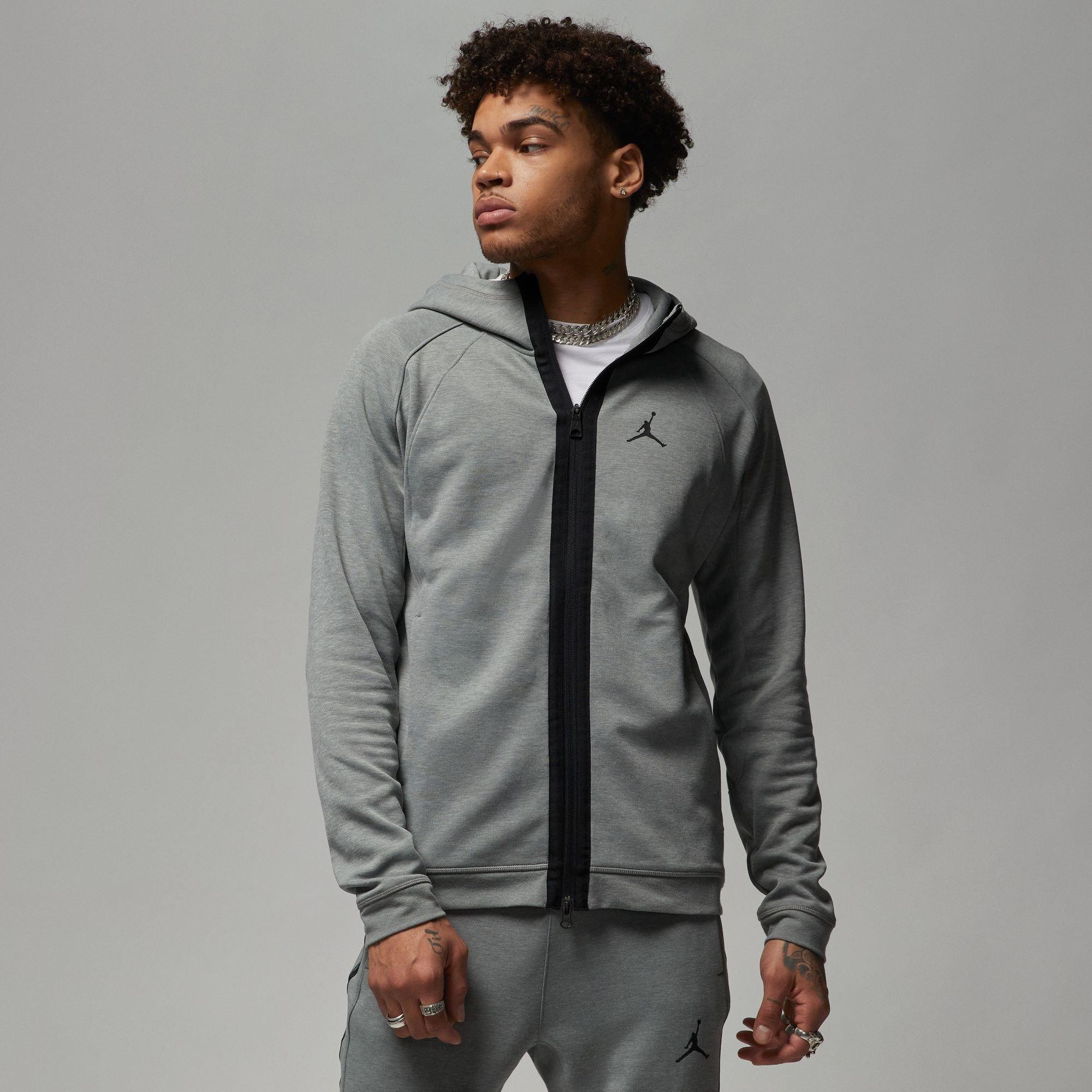 Air Jordan Dri FIT Sport Air Fleece Full Zip Hoodie Mens Sweat shirts a capuche zippes Sports Direct