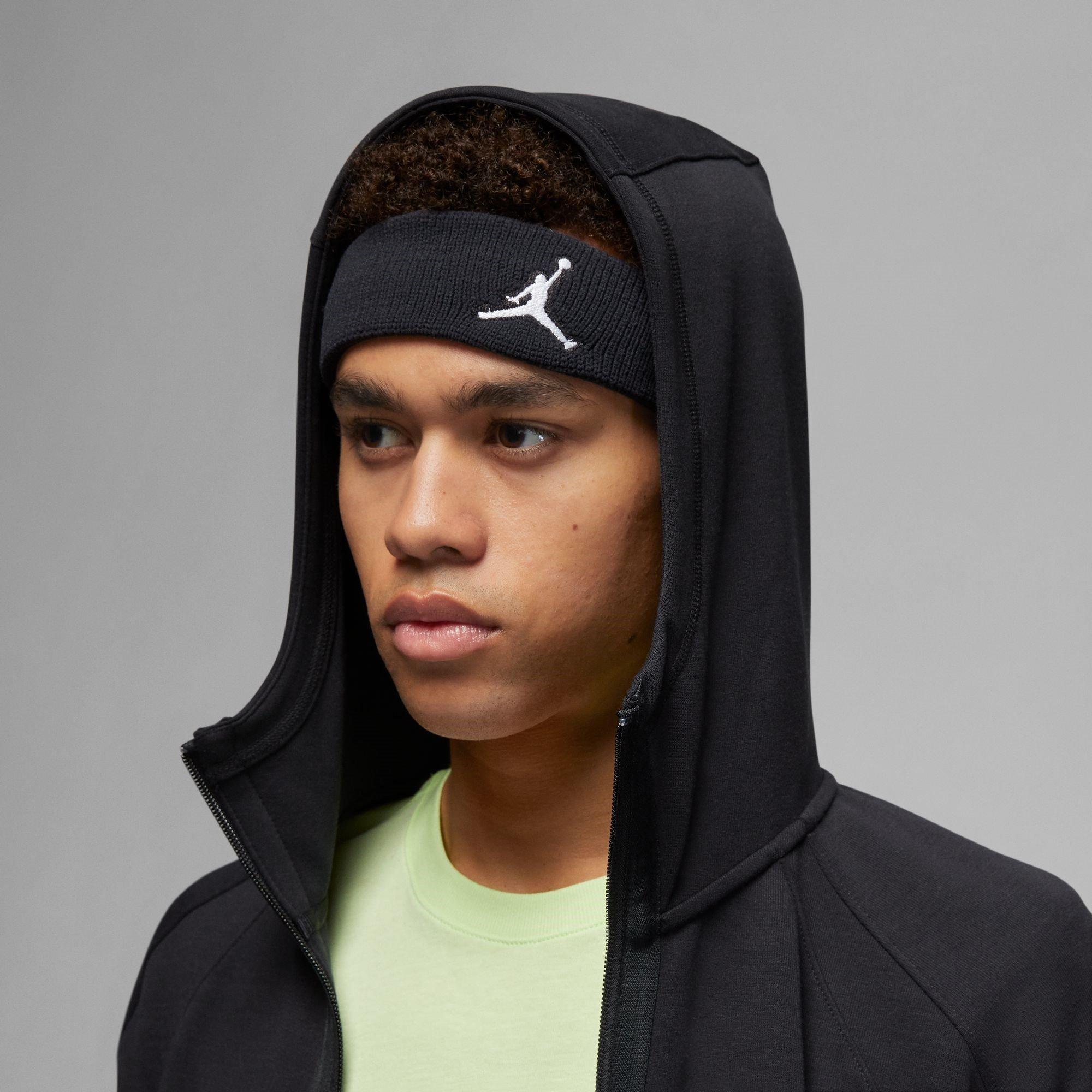 Preto/Preto - Air Jordan - Jordan Dri-FIT Sport Air Fleece Full-Zip Hoodie Men's - 6