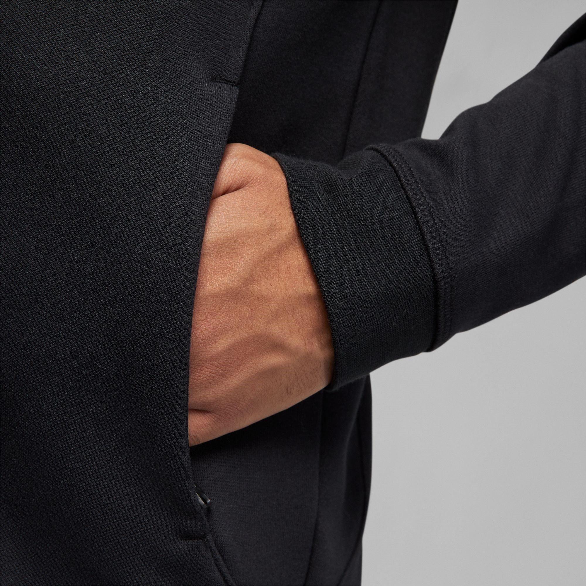 Preto/Preto - Air Jordan - Jordan Dri-FIT Sport Air Fleece Full-Zip Hoodie Men's - 7