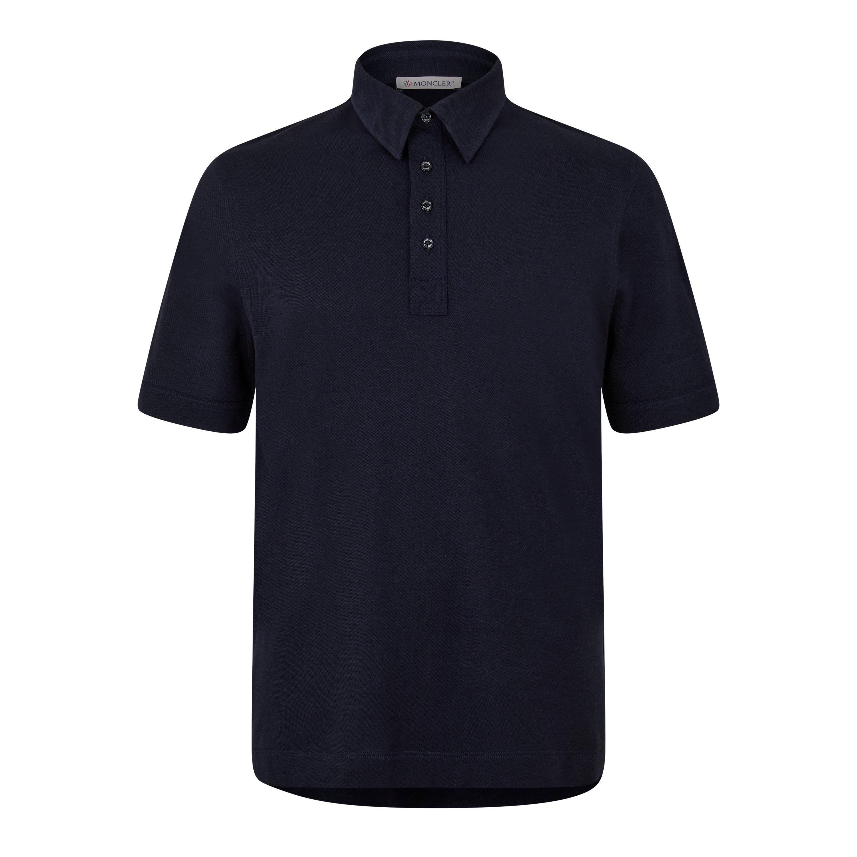 Moncler Edit Short Sleeve Polo Shirt | Flannels