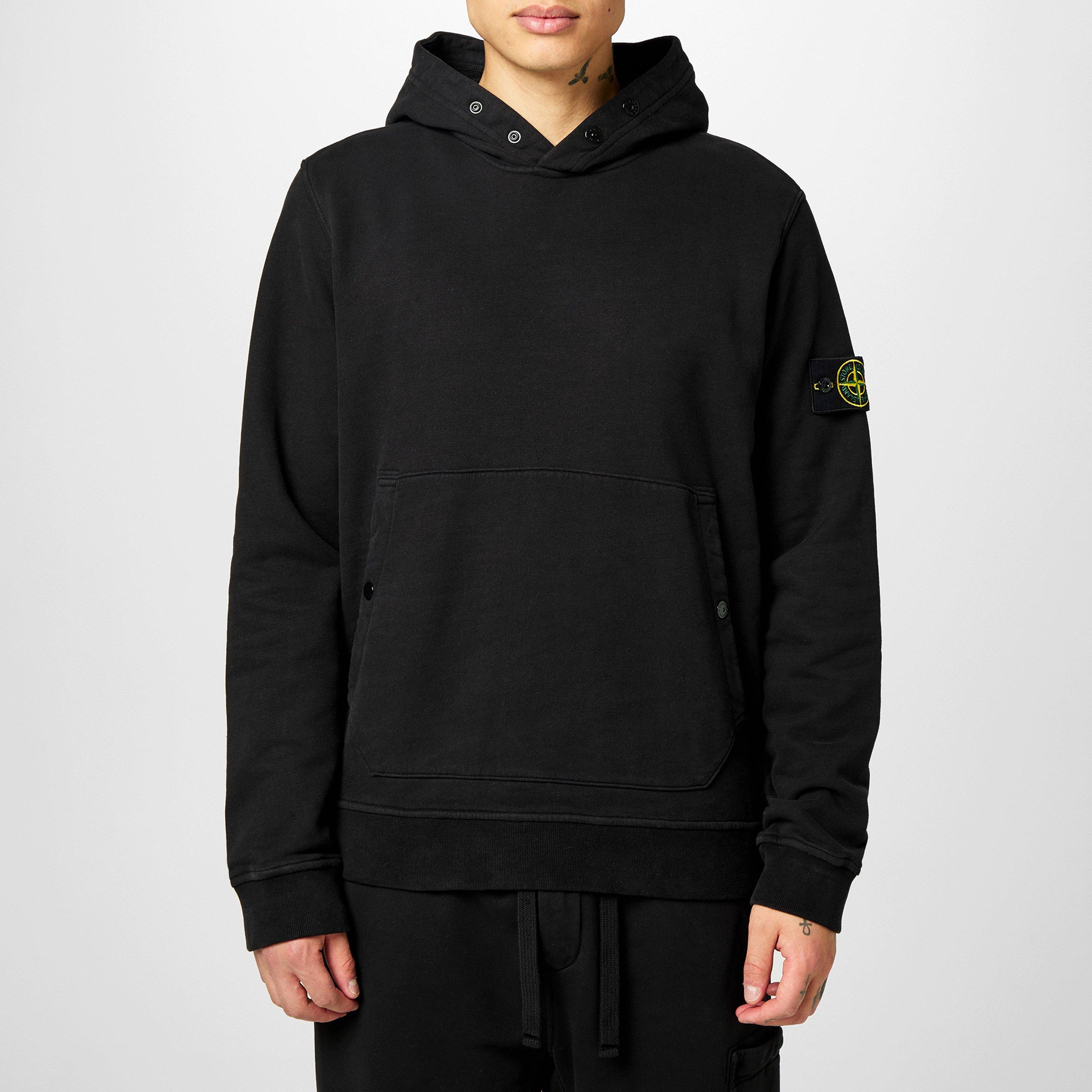 Nero V0029 - Stone Island - Fleece Hoodie - 3