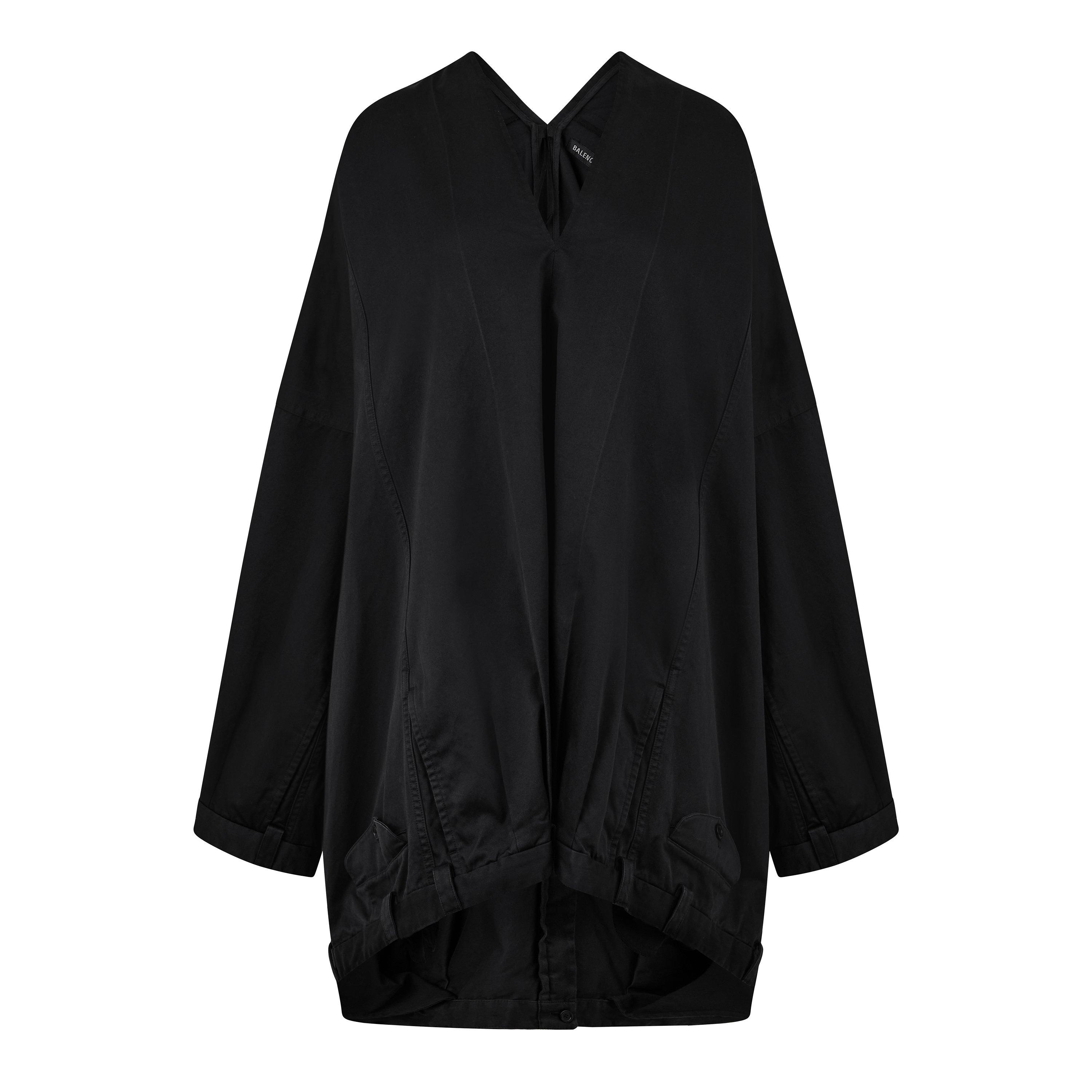 Navy - Balenciaga - Vareuse T-Shirt Dress - 5