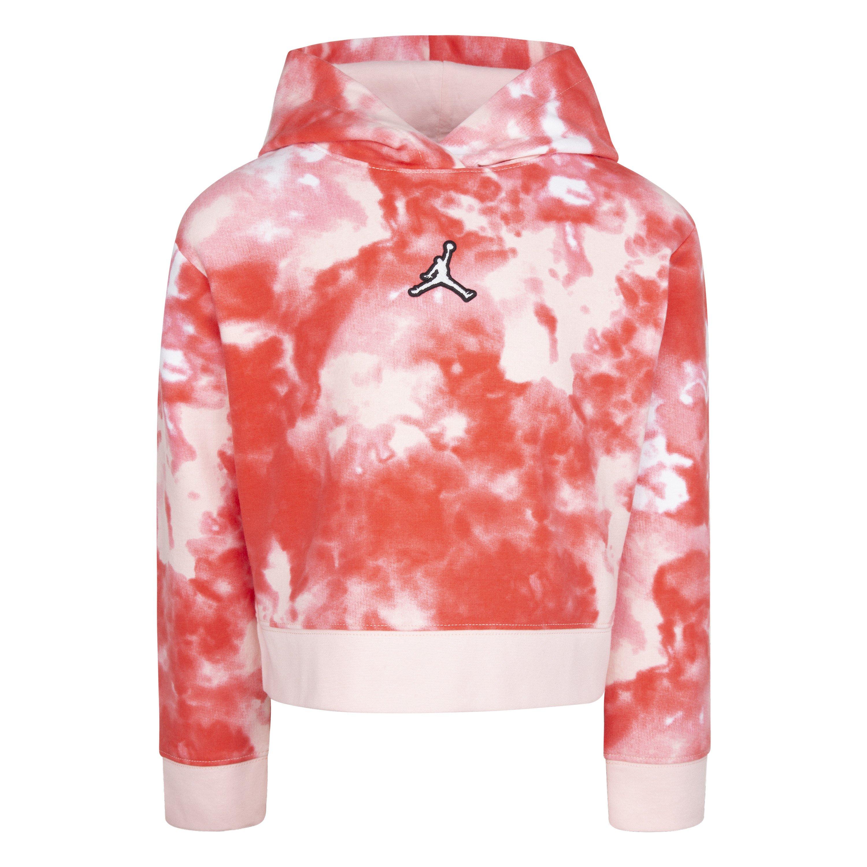 Air Jordan Essentials Tie Dye Hoodie Junior Girls OTH Kapuzenpullover Sports Direct