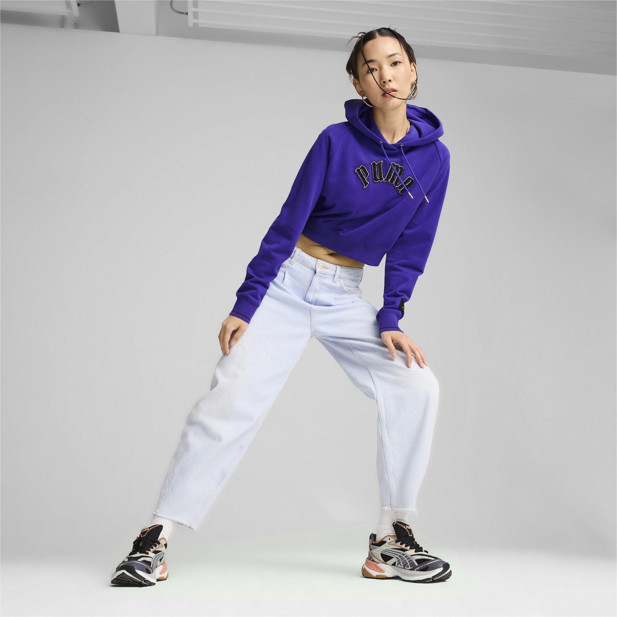 Lapis Lazuli - Puma - CLASSICS Relaxed Womens Hoodie - 4