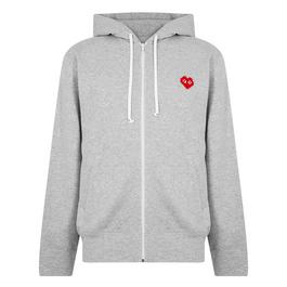 Comme des Garcons PLAY Pixellated Peeping Heart Hoodie