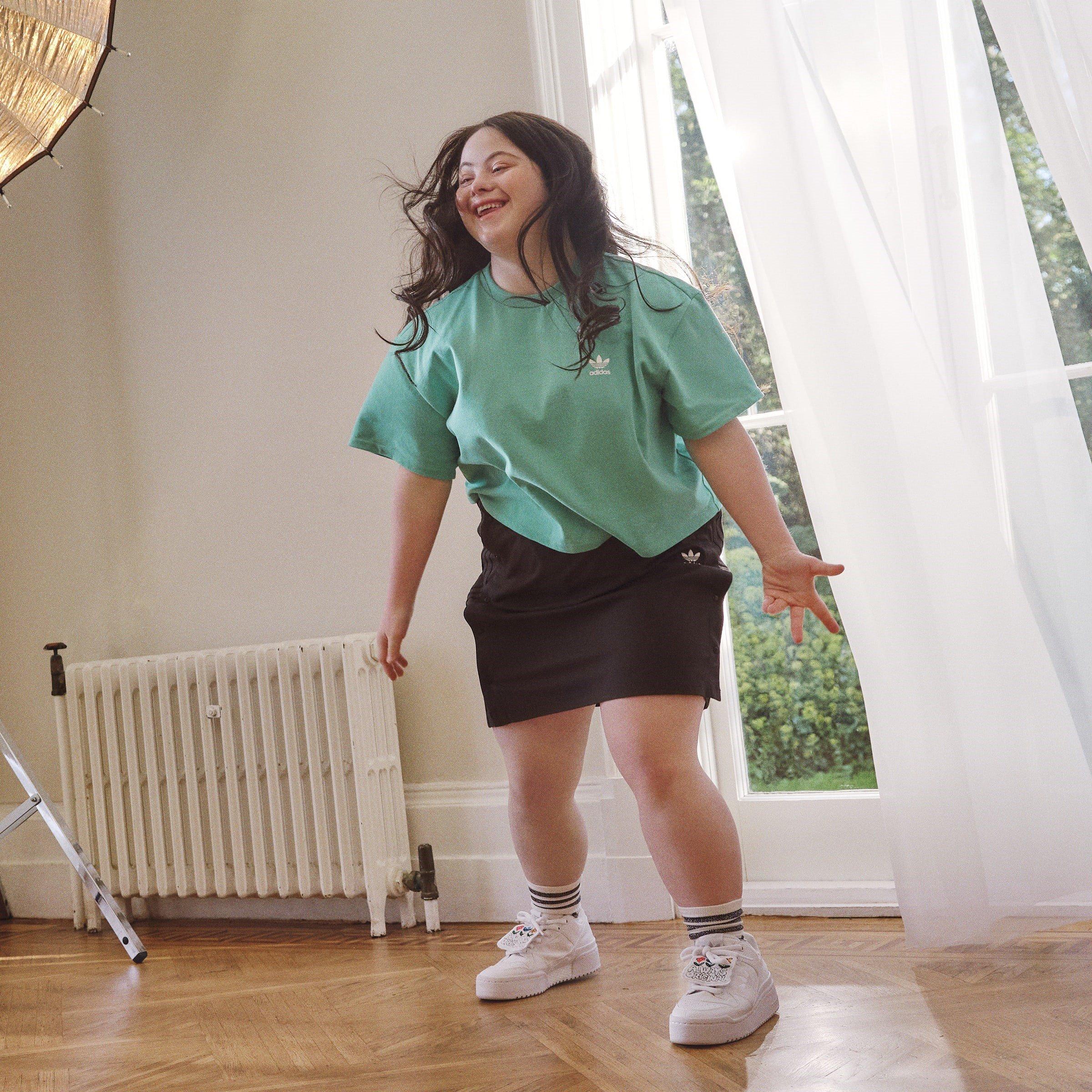 Black - adidas Originals - A-Line Skirt - 13