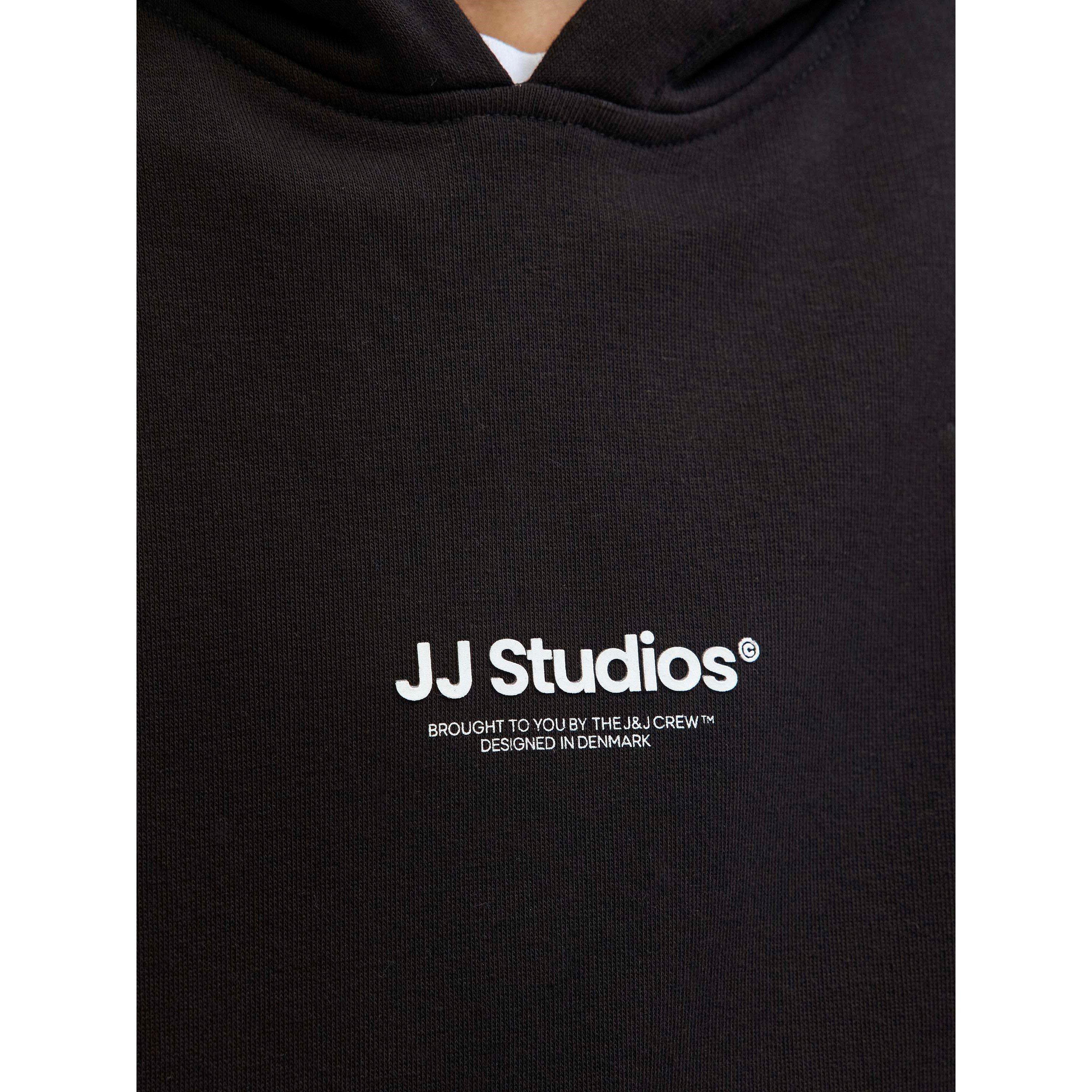 Zwart - Jack and Jones - Jack Soho Sweat Hood Jn63 - 4