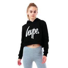 Hype Script Kids Crop Hoodie