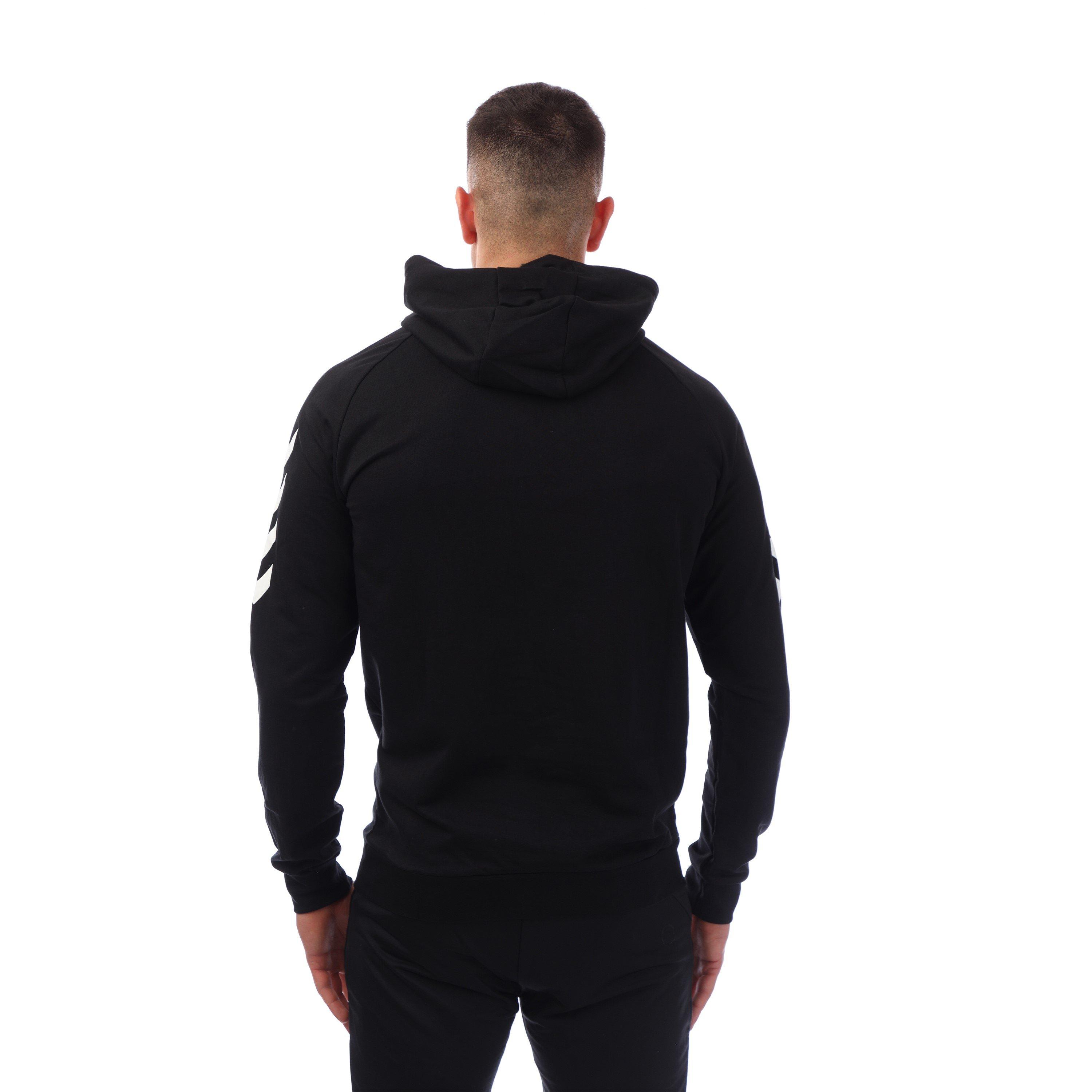 Crna - Hummel - Men's Go Cotton Hoodie - 3