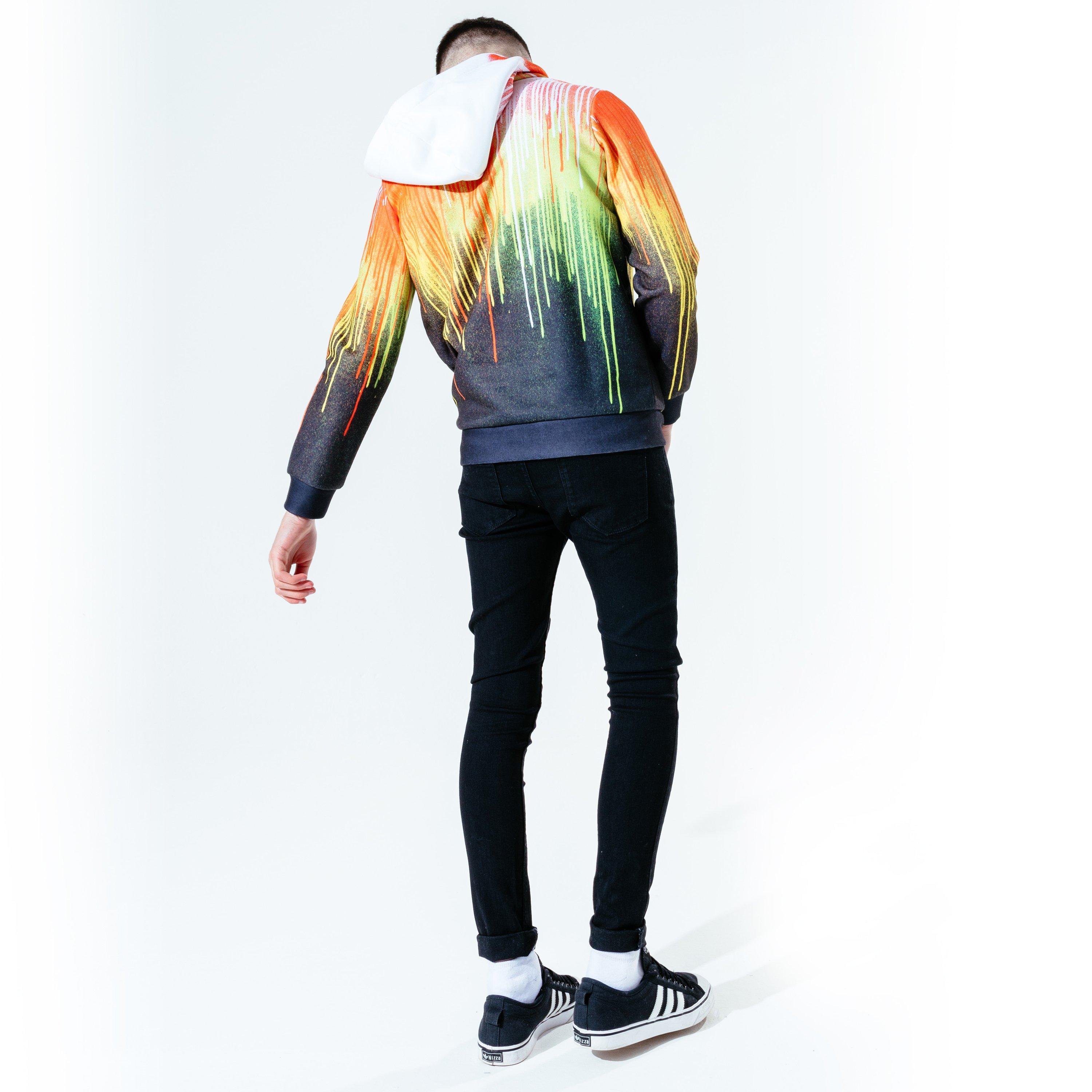 Multi Drip - Hype - Rainbow Drips Kids Pullover Hoodie - 4