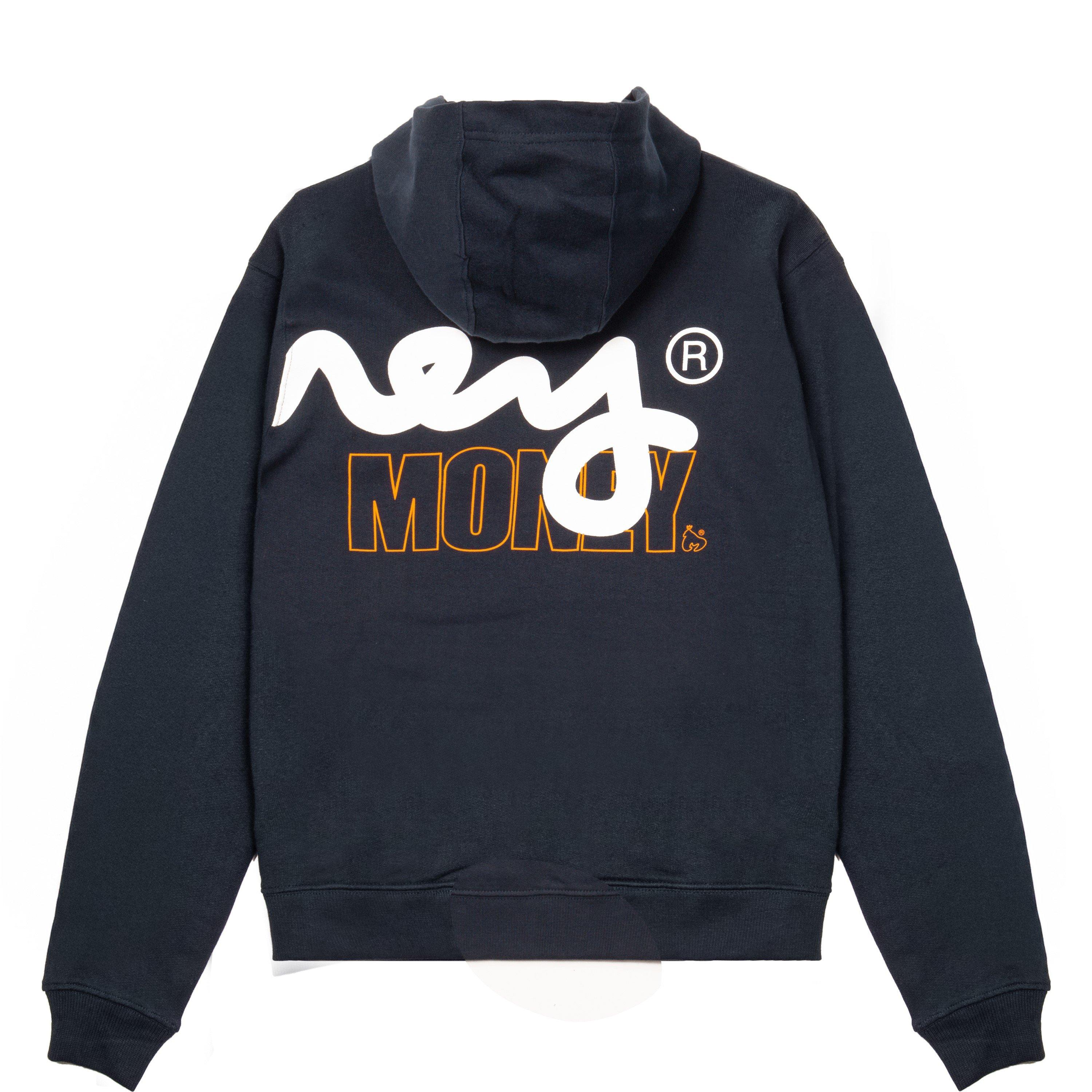 Navy - Money - Stencil Block Hood Jnr - 2