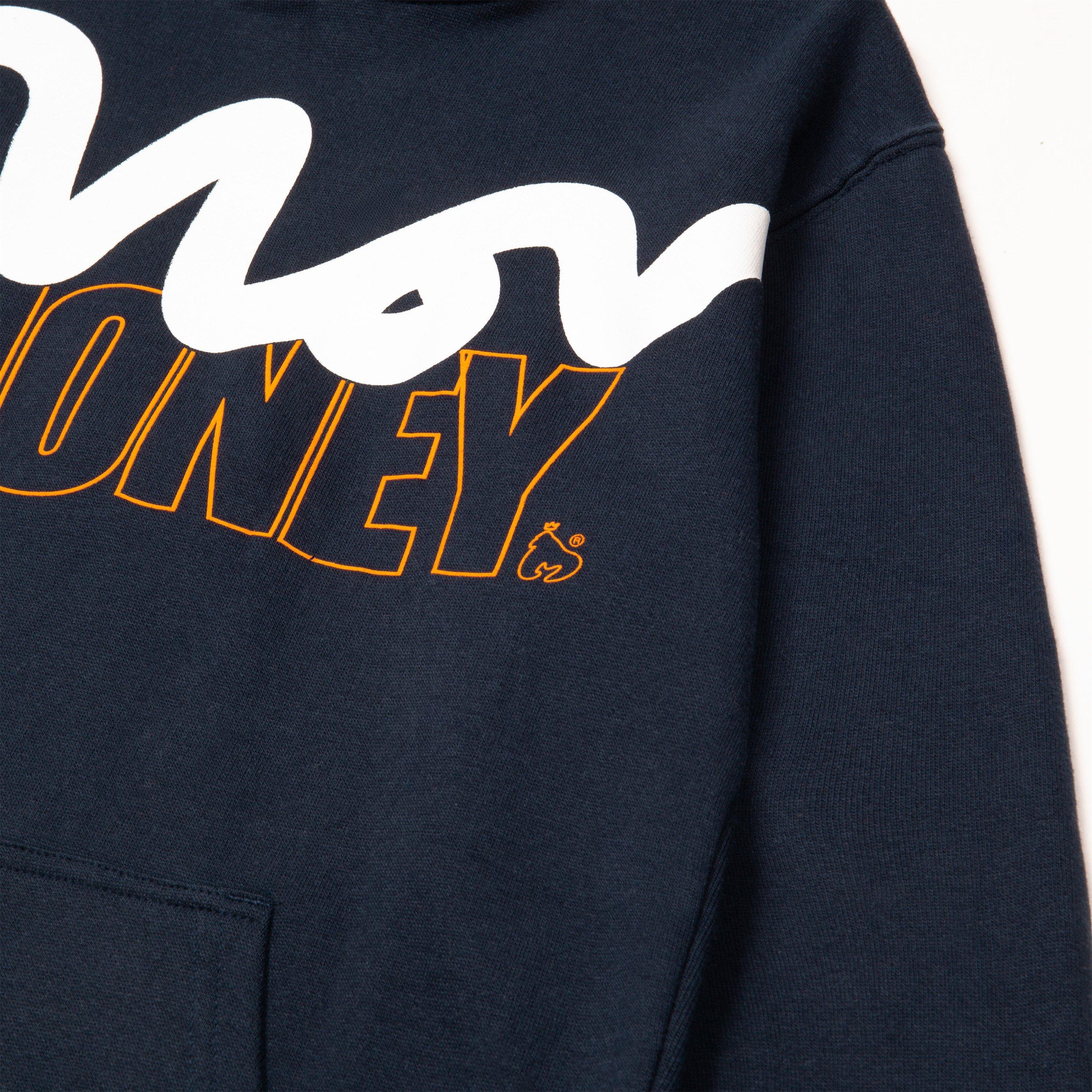 Navy - Money - Stencil Block Hood Jnr - 3