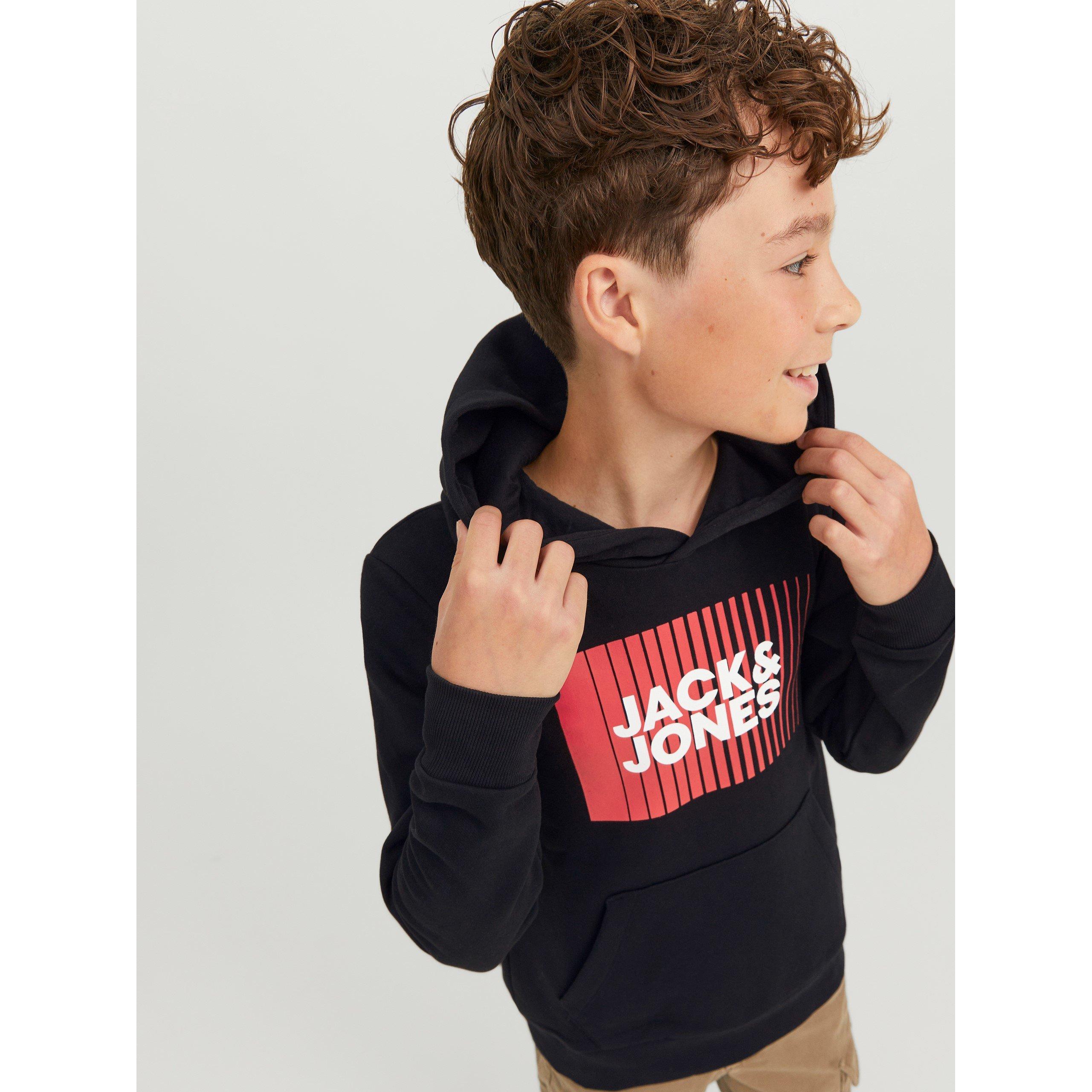 Black - Jack and Jones - Play Logo Hoodie - 2