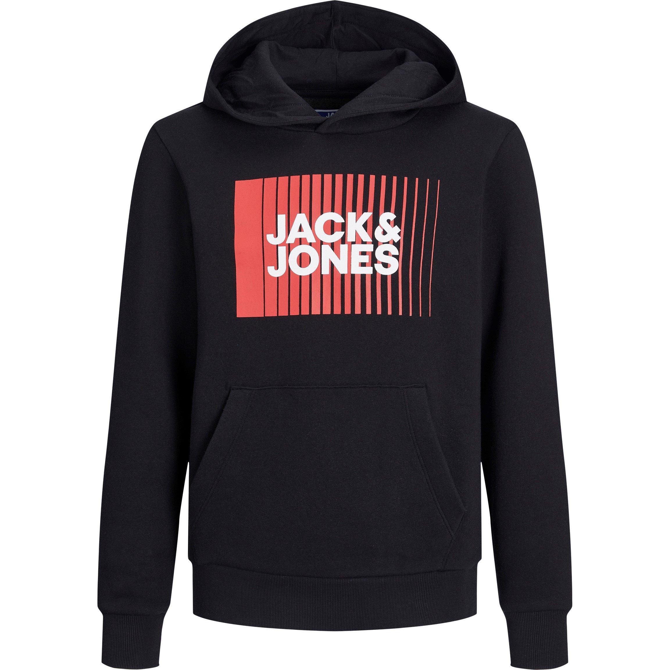Black - Jack and Jones - Play Logo Hoodie - 6