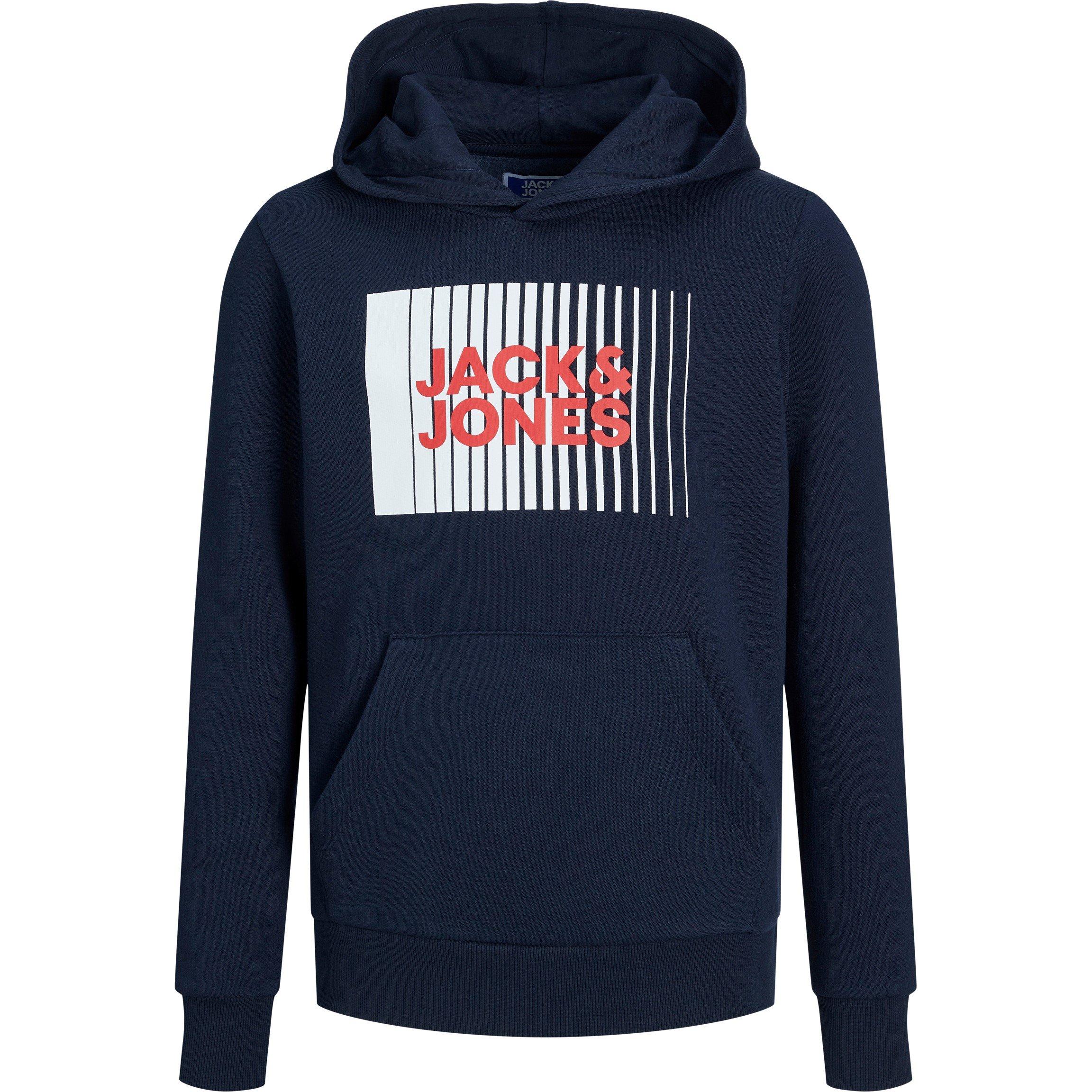 Navy Blazer - Jack and Jones - Kids' Play Logo Hoodie - 6