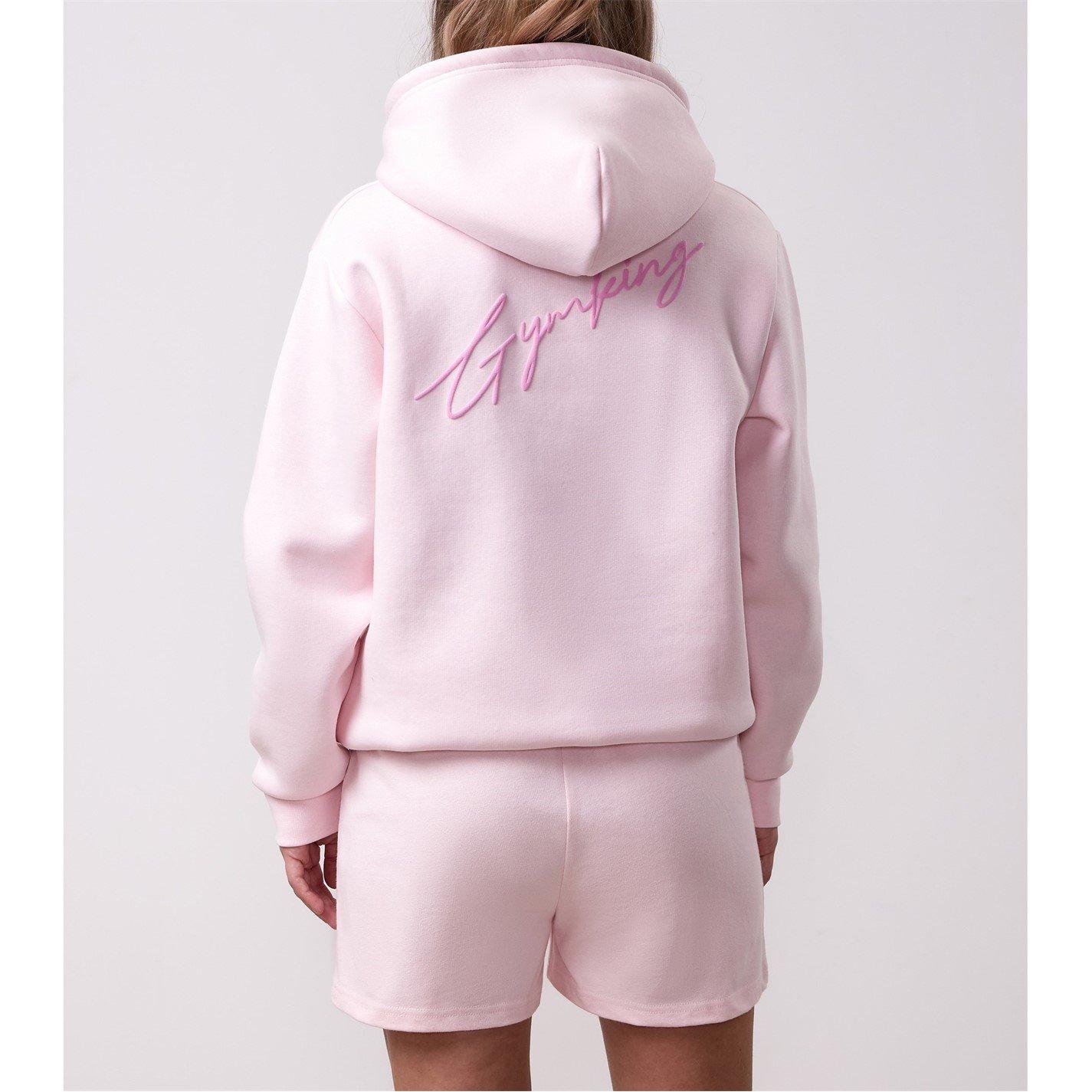  Baby Pink - Gym King - GymKi Script Hood Jn53 - 3