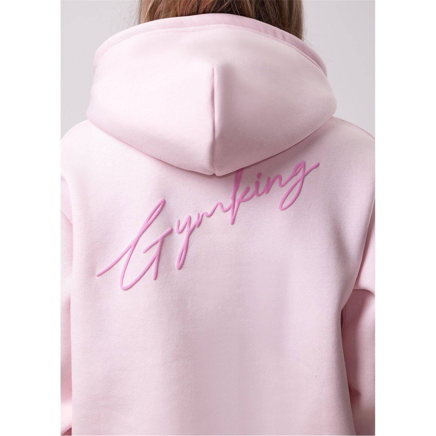  Baby Pink - Gym King - GymKi Script Hood Jn53 - 4