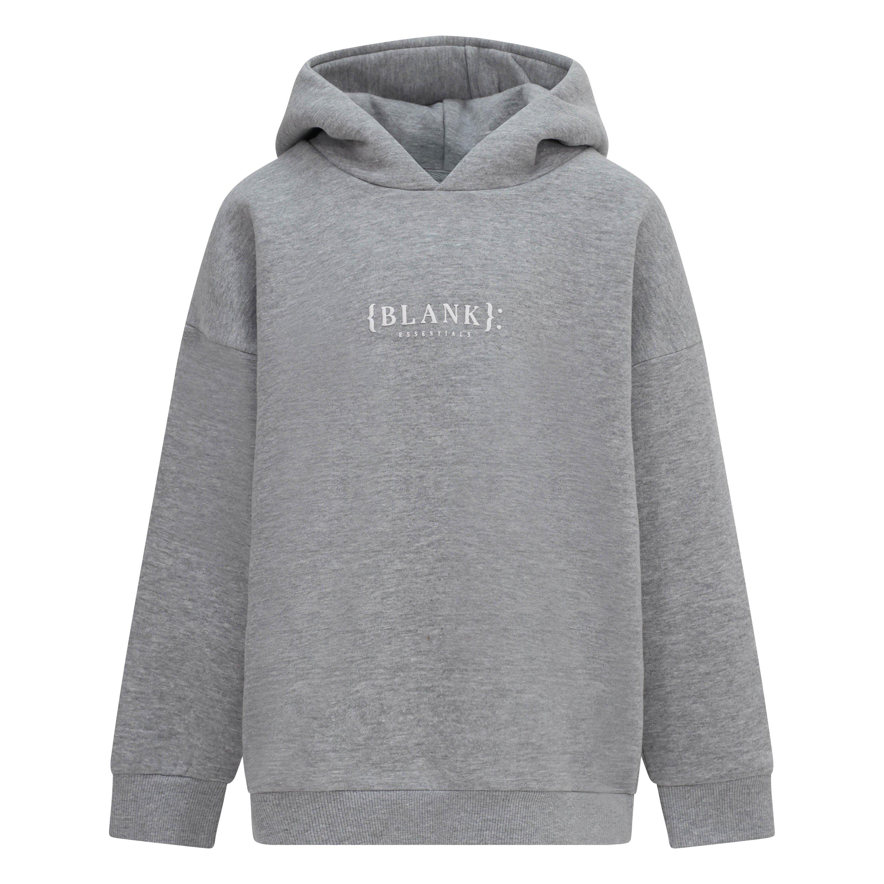Grau meliert - Blank Essentials - Kids Core Puff Hoodie - 1