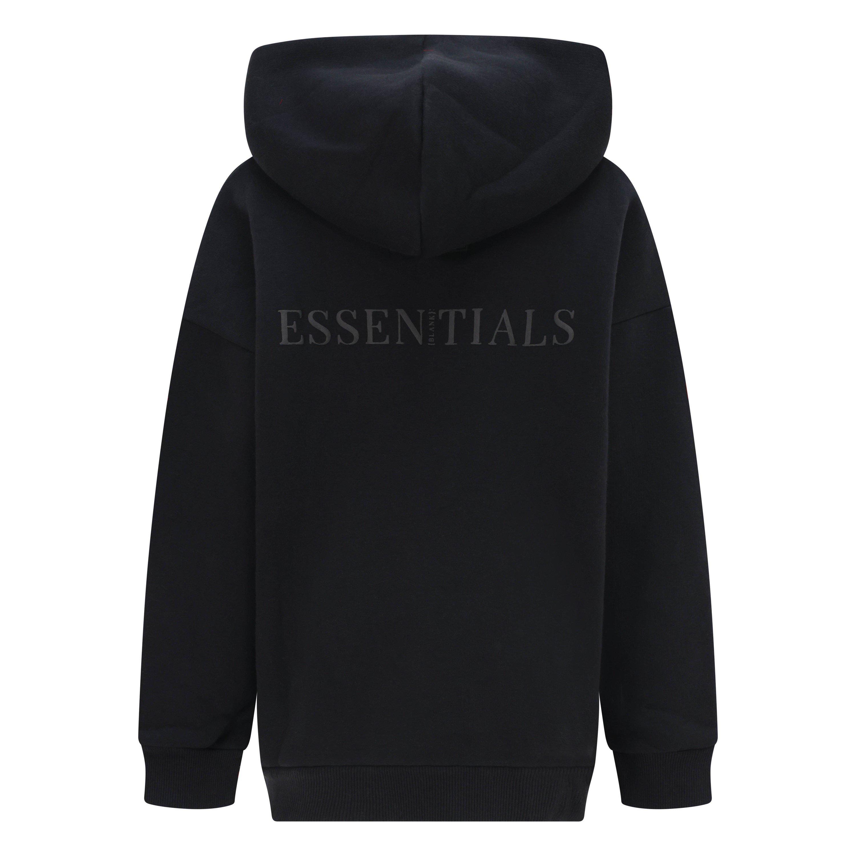 Nero - Blank Essentials - Essentials Kids Core Puff Hoodie - 2