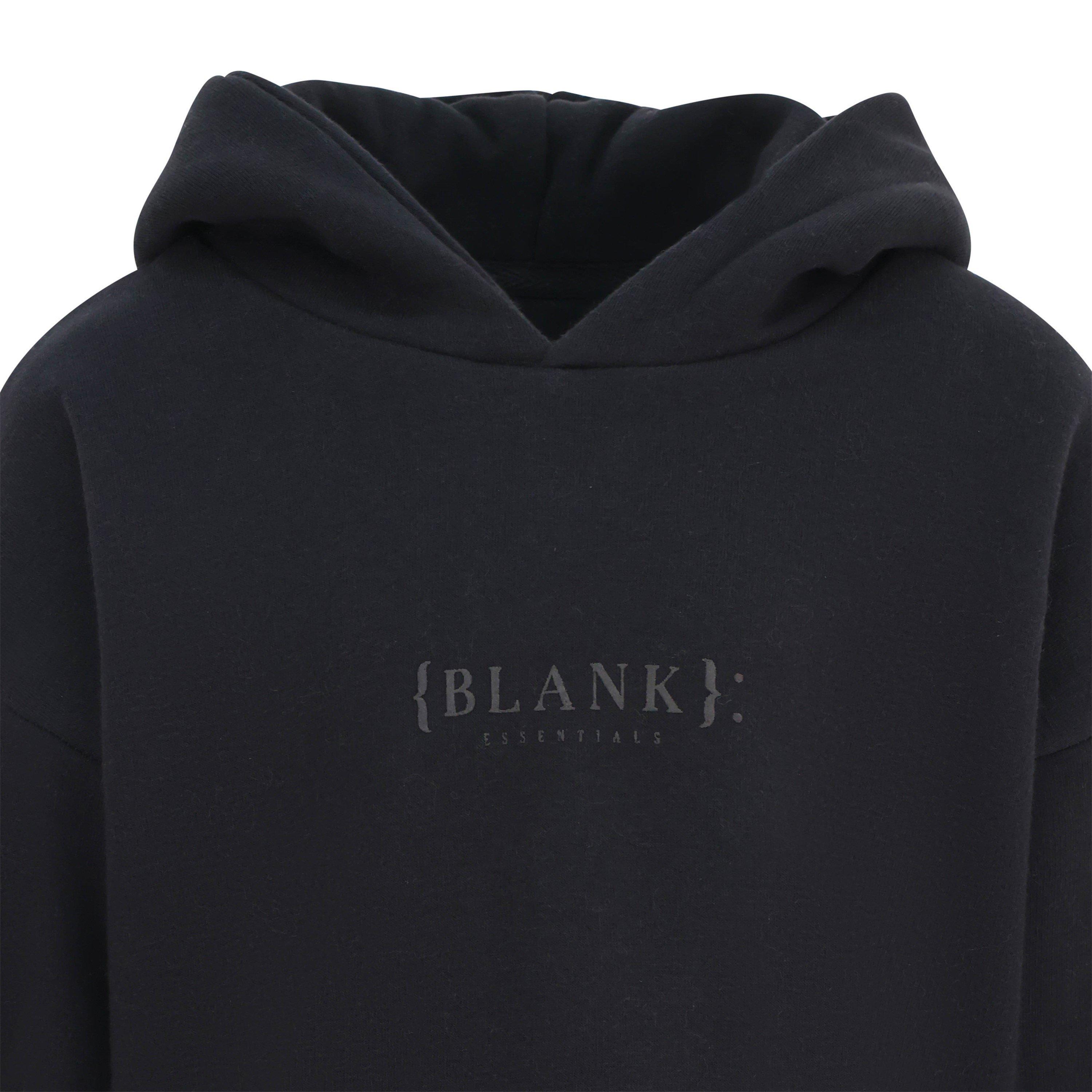 Nero - Blank Essentials - Essentials Kids Core Puff Hoodie - 4