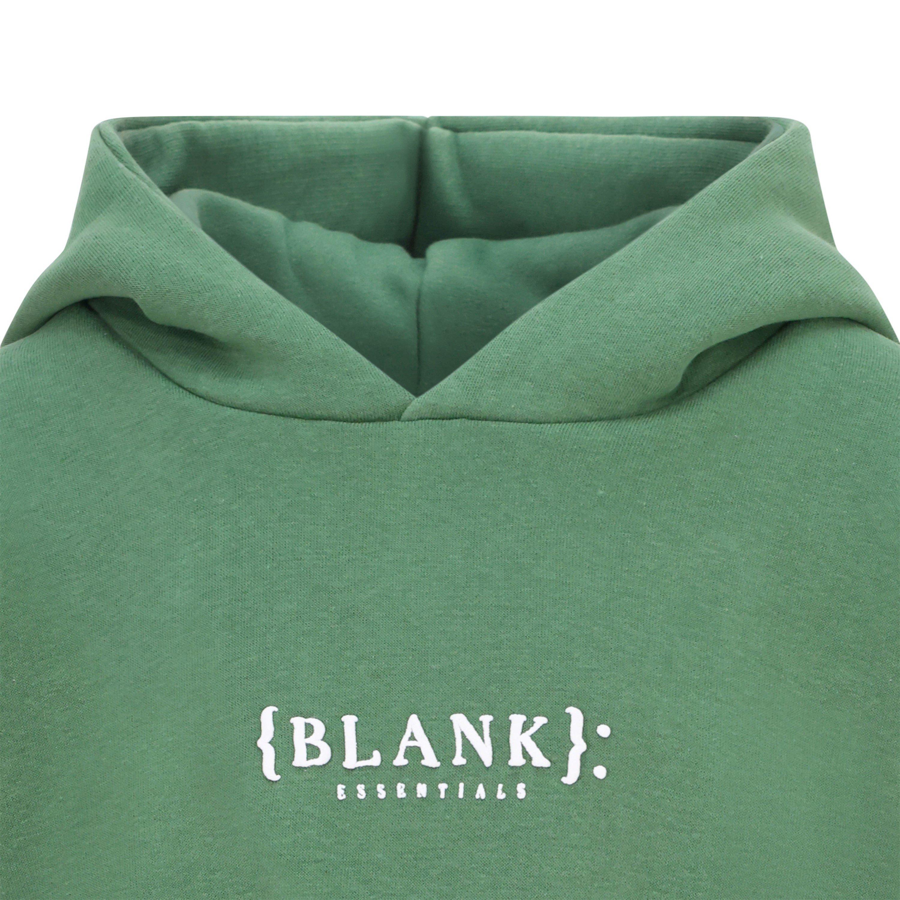 Waldgrün - Blank Essentials - Essentials Kids Core Puff Hoodie - 4