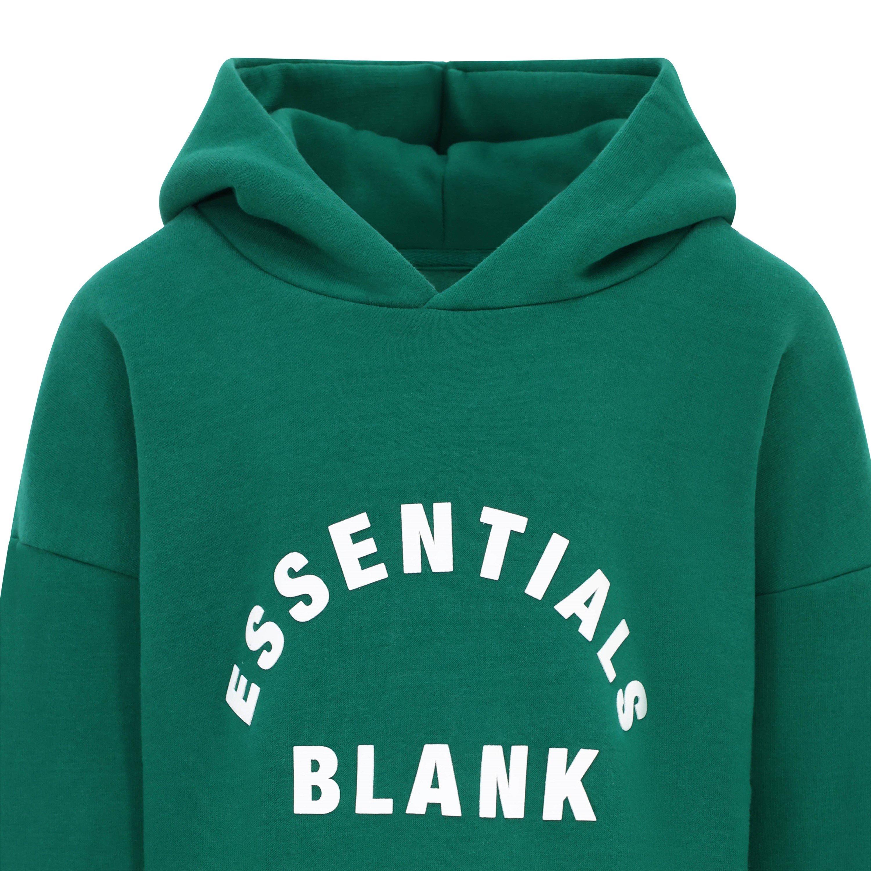 Malachite Green - Blank Essentials - Essentials Kids Arch Hoodie - 3