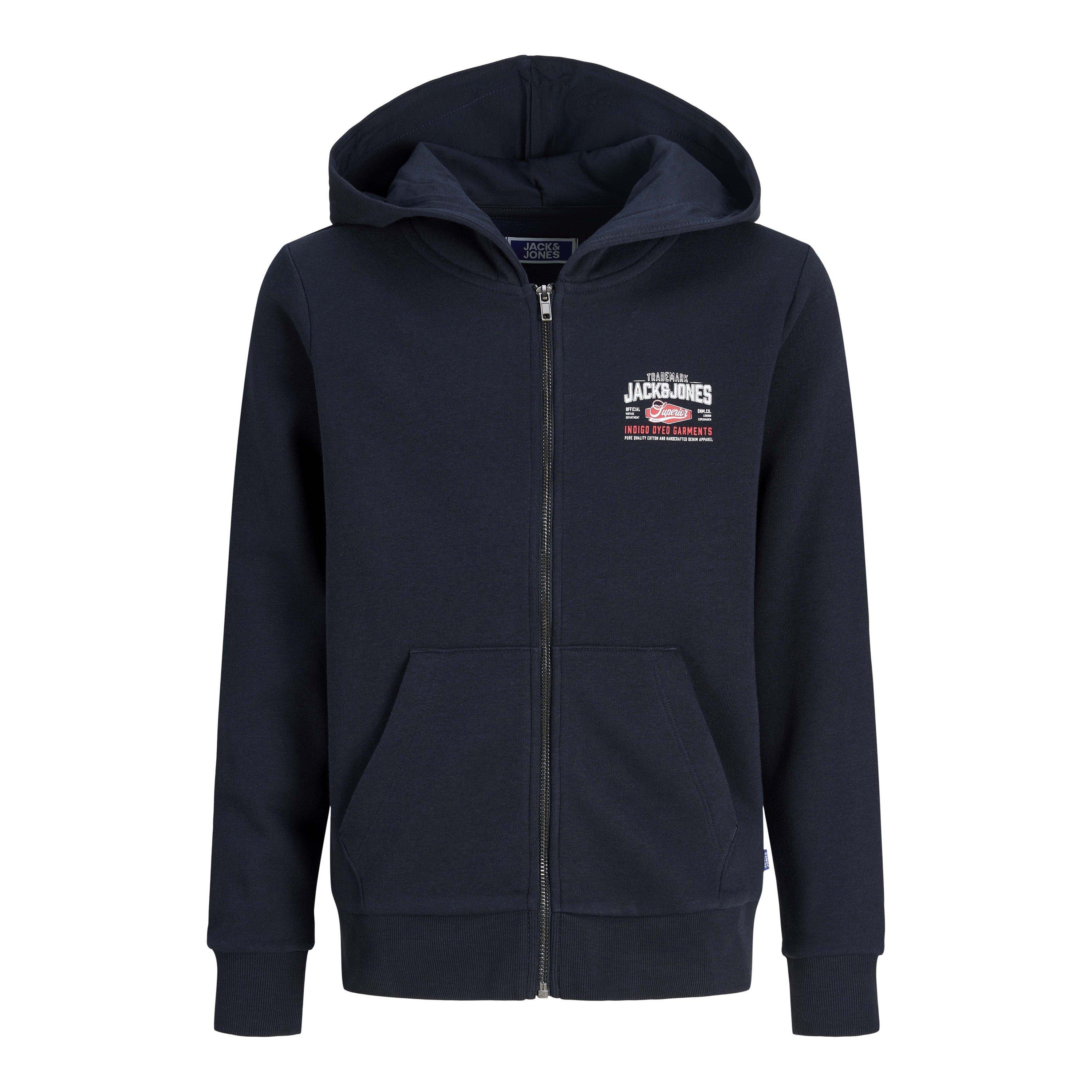 Navy Blazer - Jack and Jones - Jack LG Sweat Zp Hd Jn64 - 1