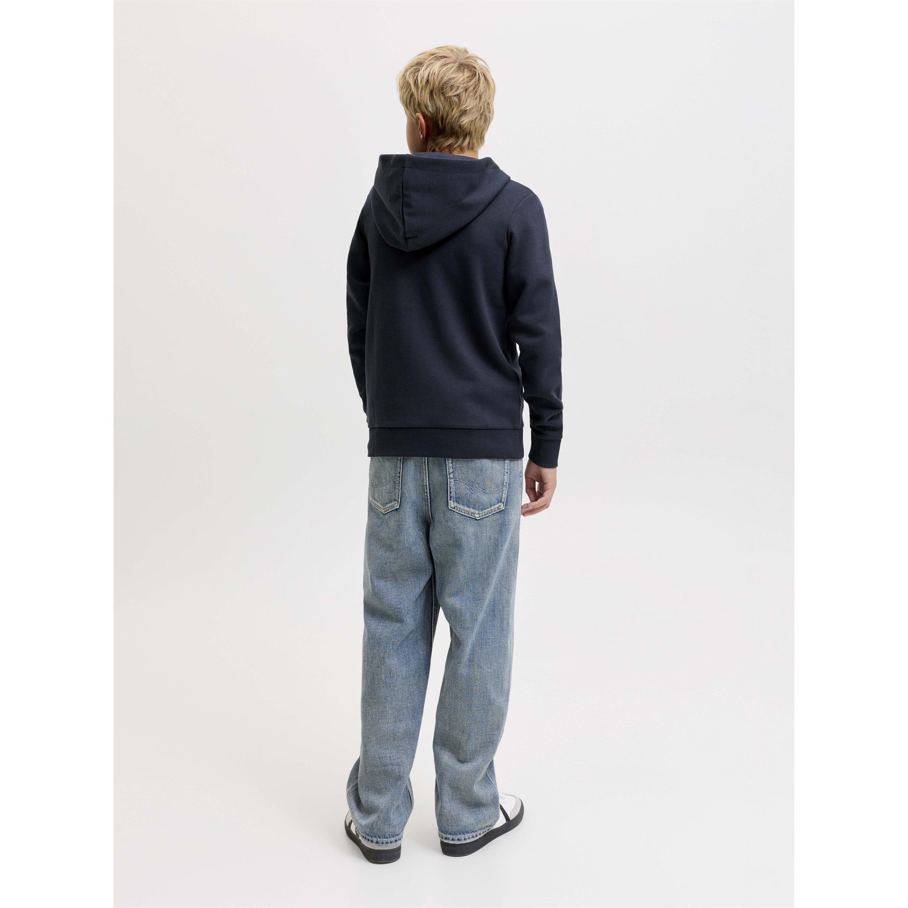 Navy Blazer - Jack and Jones - Jack LG Sweat Zp Hd Jn64 - 7