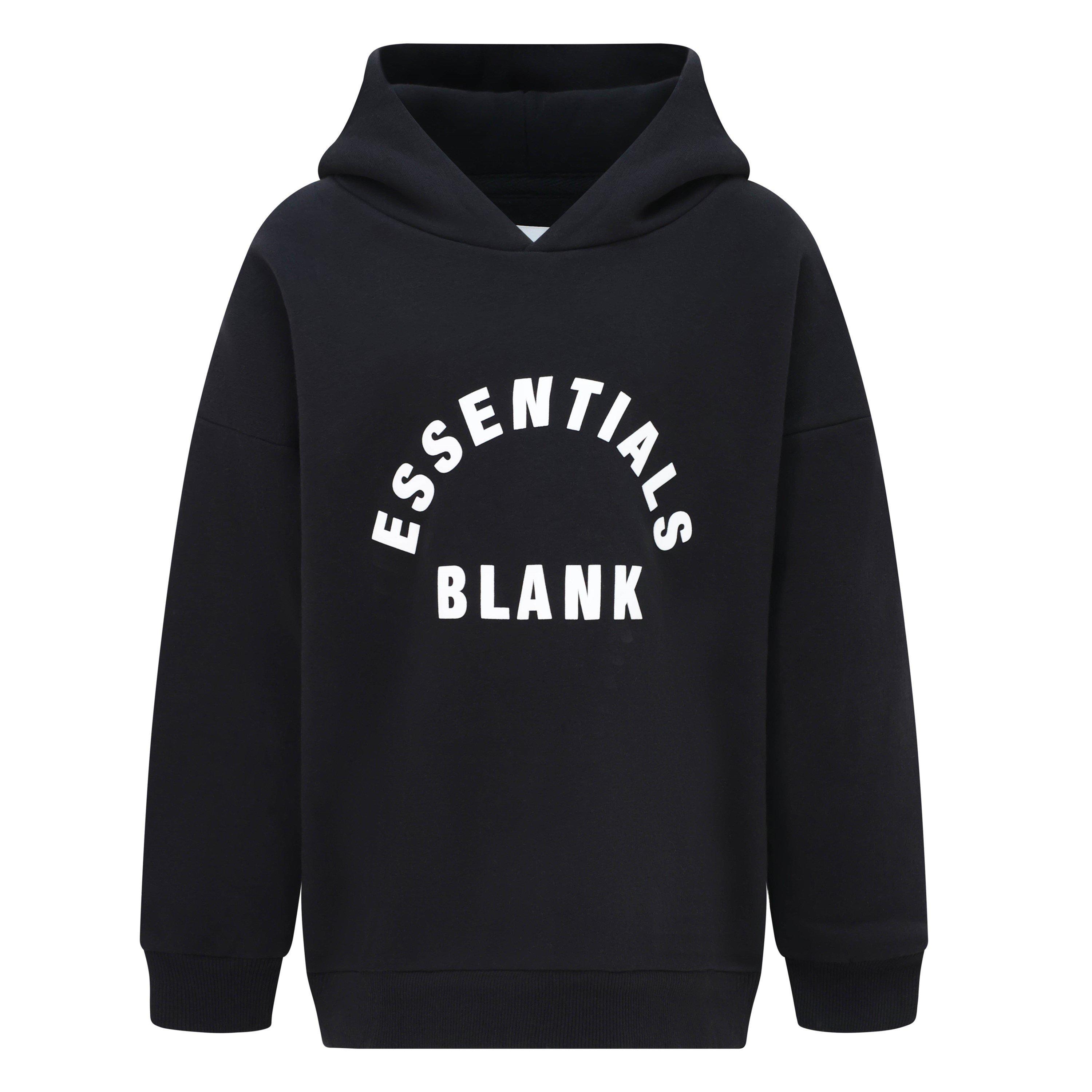 Schwarz - Blank Essentials - Kids Arch HD Hoodie - 1